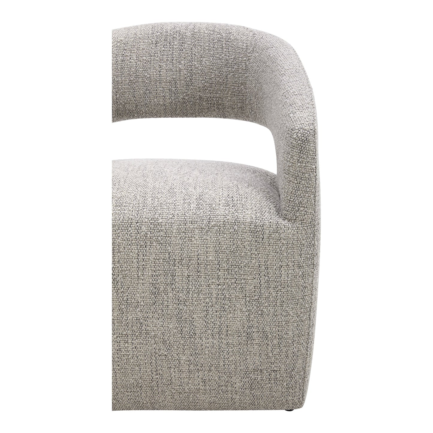 BARROW ROLLING DINING CHAIR PERFORMANCE FABRIC GREY STORM-8