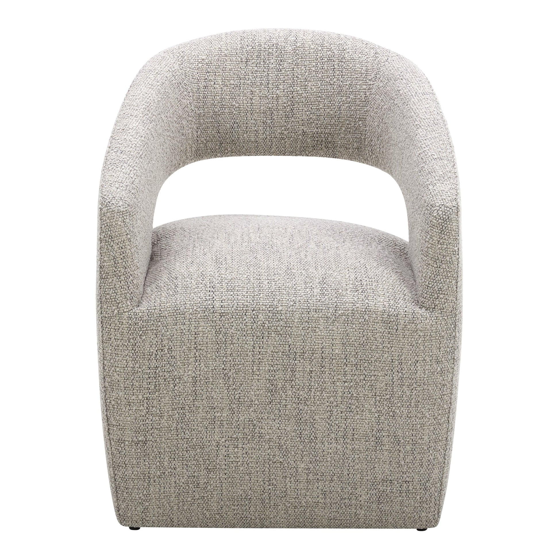 BARROW ROLLING DINING CHAIR PERFORMANCE FABRIC GREY STORM-0