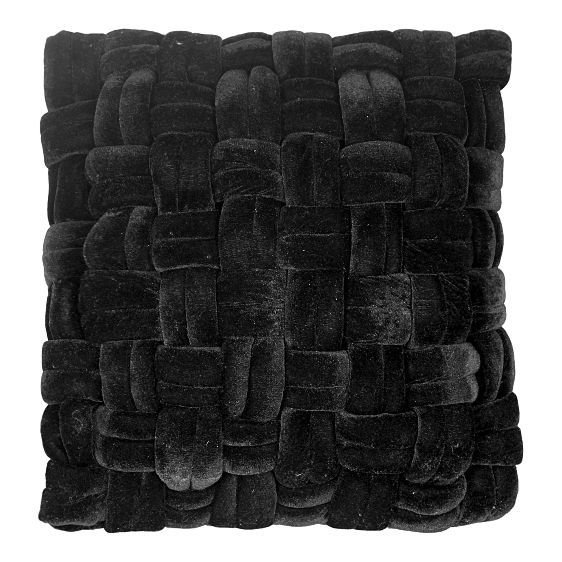 PJ VELVET PILLOW BLACK-0