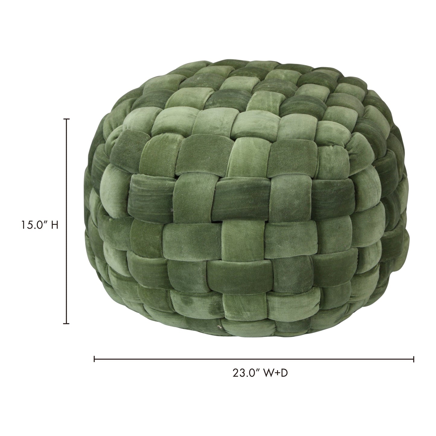 JAZZY POUF CHARTREUSE-4