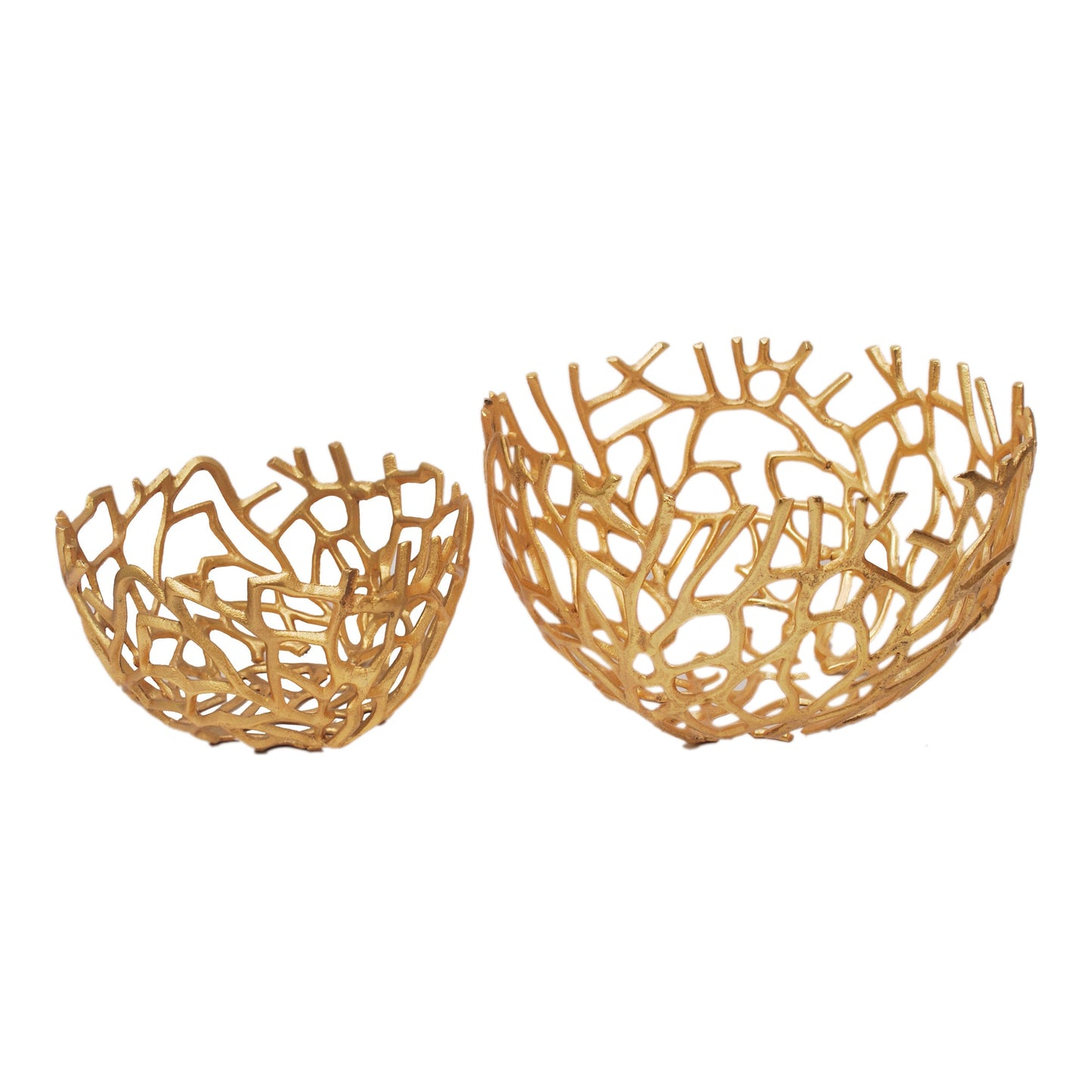 NEST BOWLS GOLD SET OF 2-0