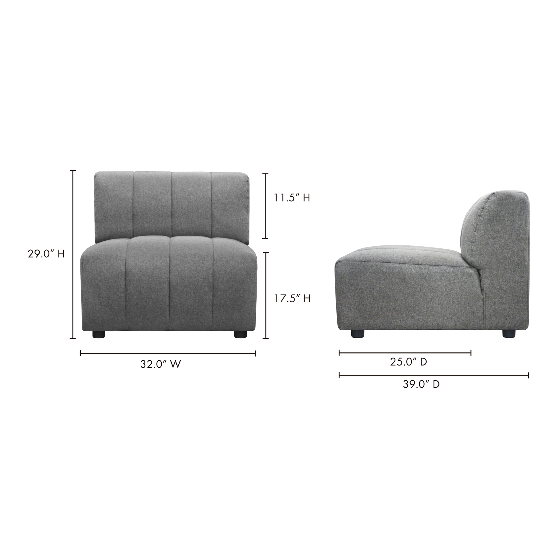 LYRIC SLIPPER CHAIR GREY-10