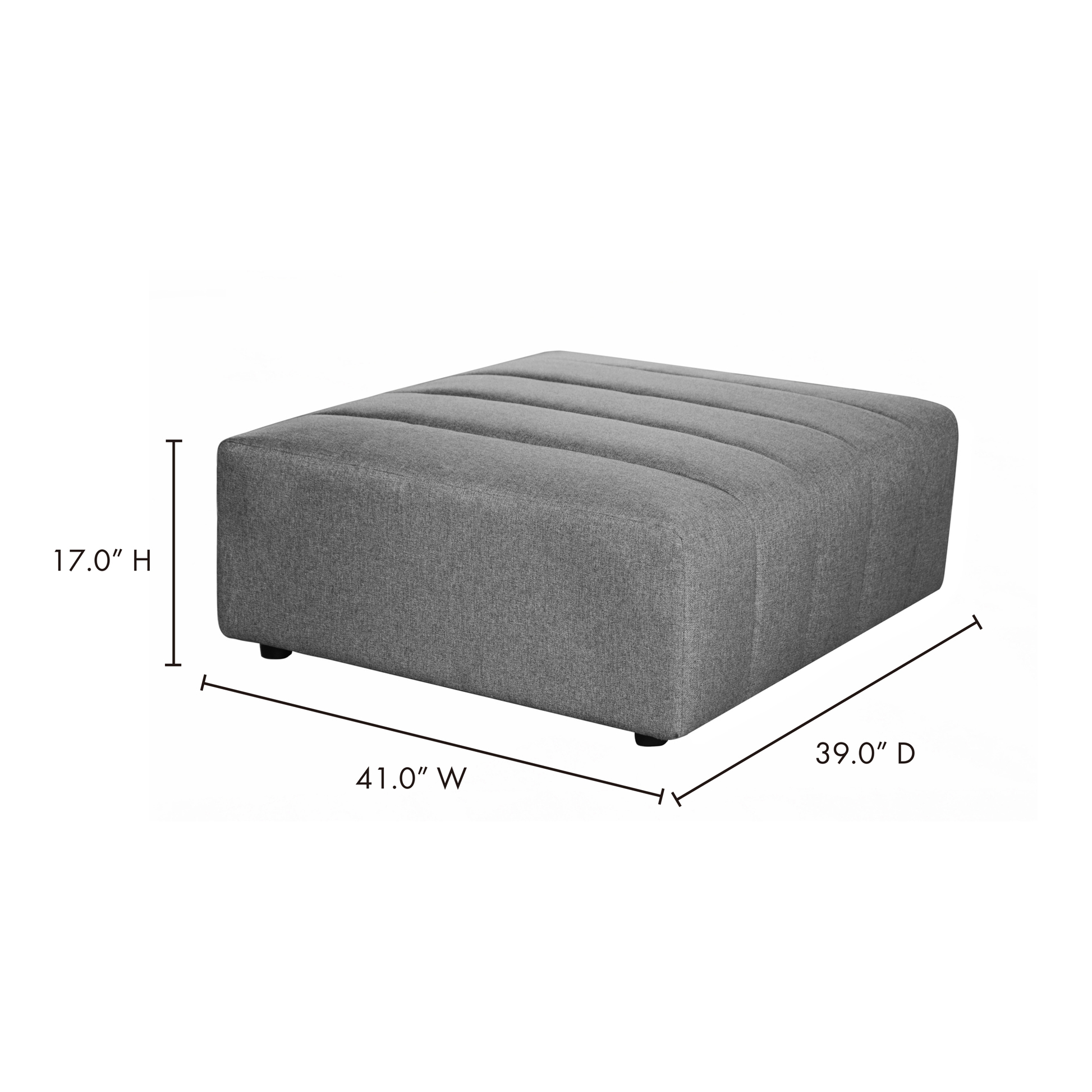 LYRIC OTTOMAN GREY-5