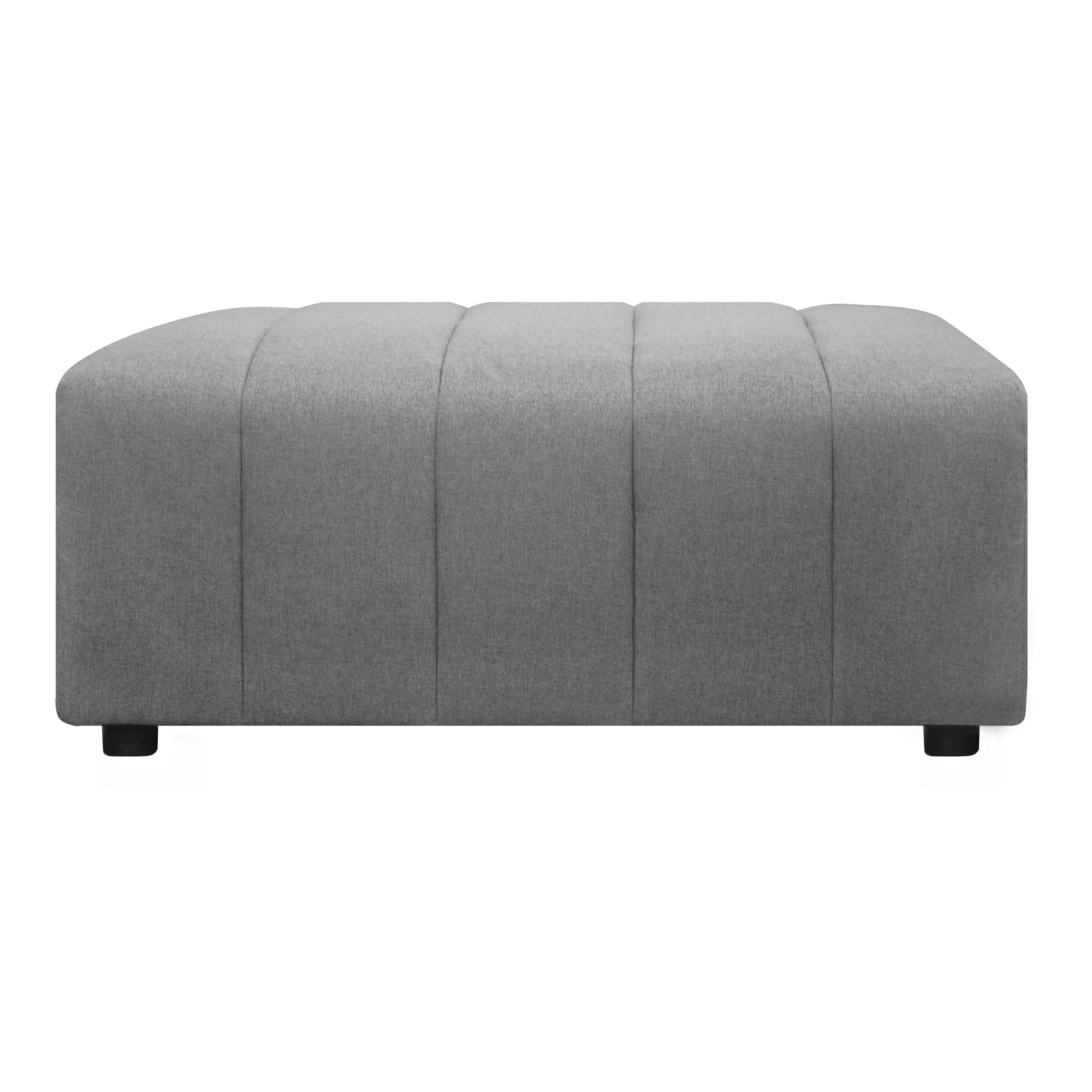 LYRIC OTTOMAN GREY-0