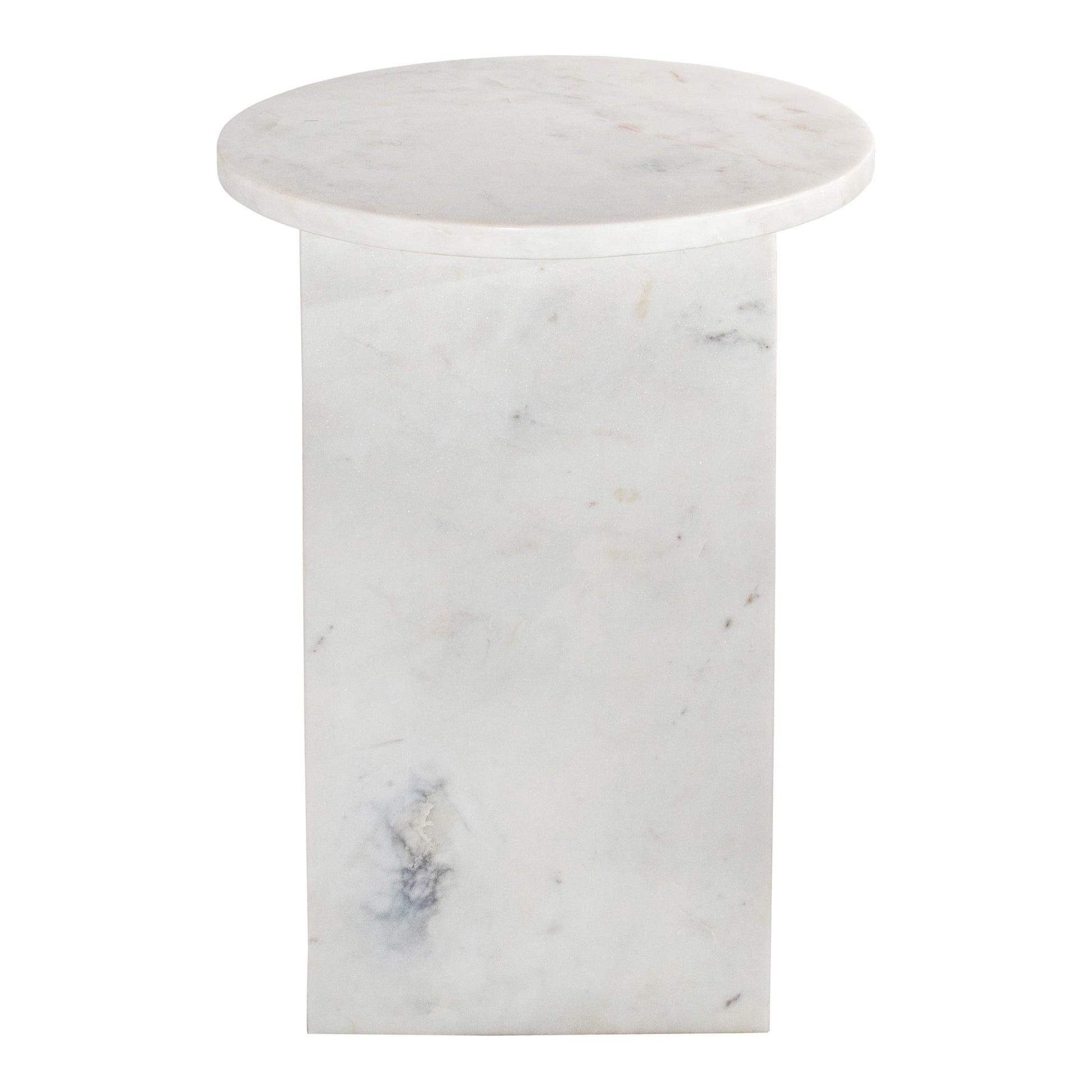 GRACE ACCENT TABLE WHITE MARBLE-1