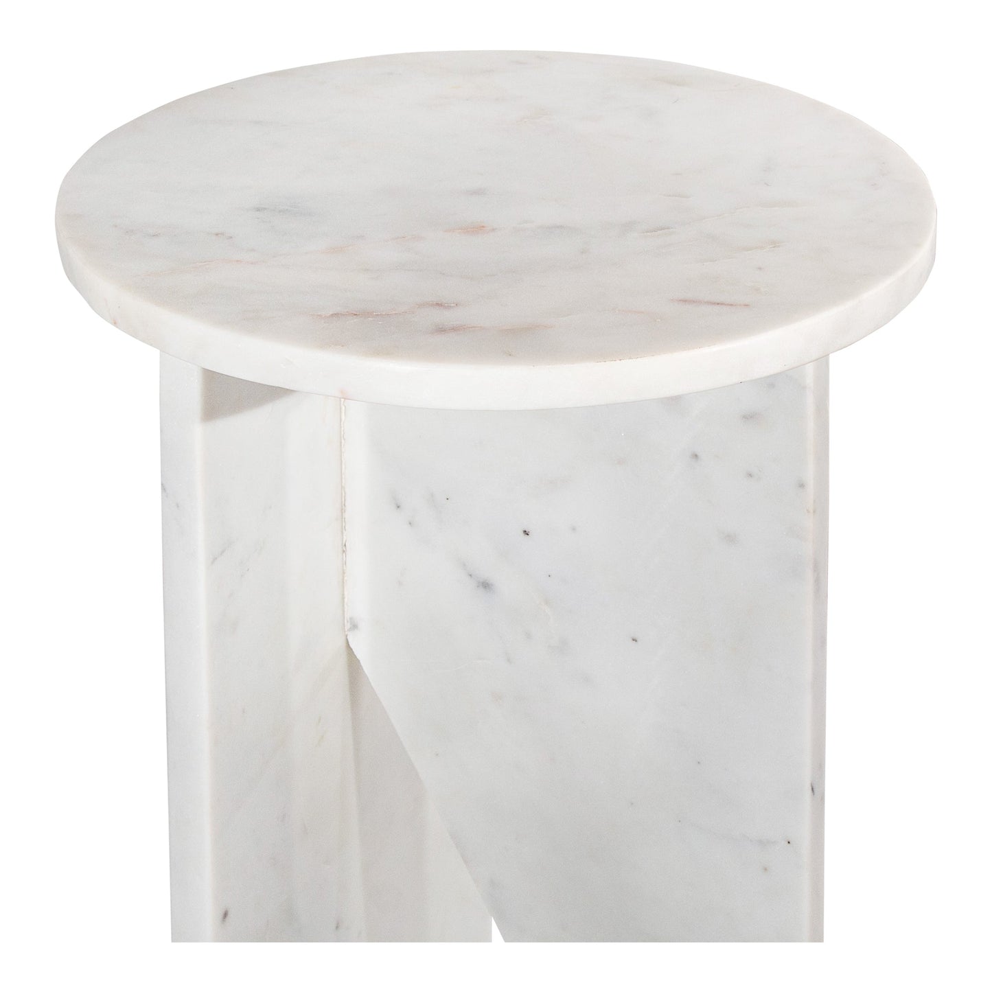 GRACE ACCENT TABLE WHITE MARBLE-4