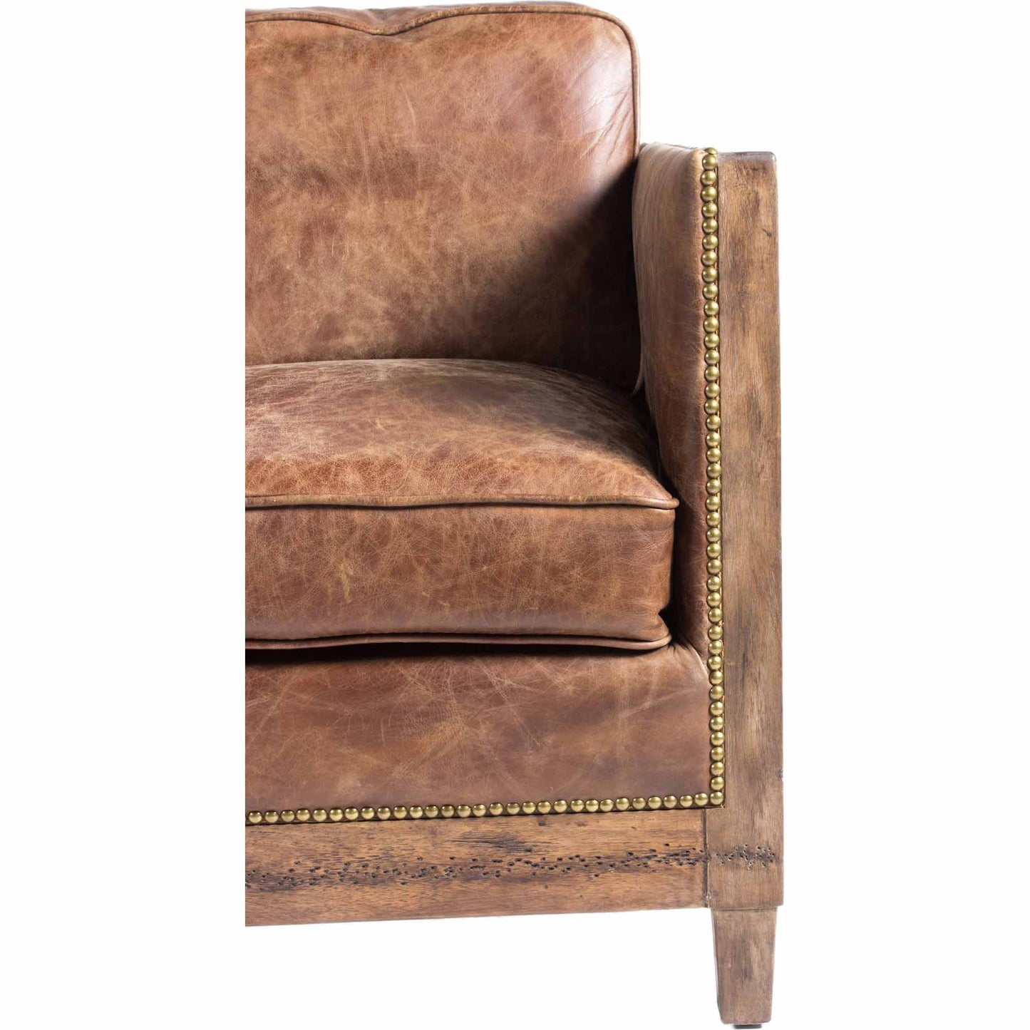 DARLINGTON SOFA GRAZED BROWN LEATHER-3