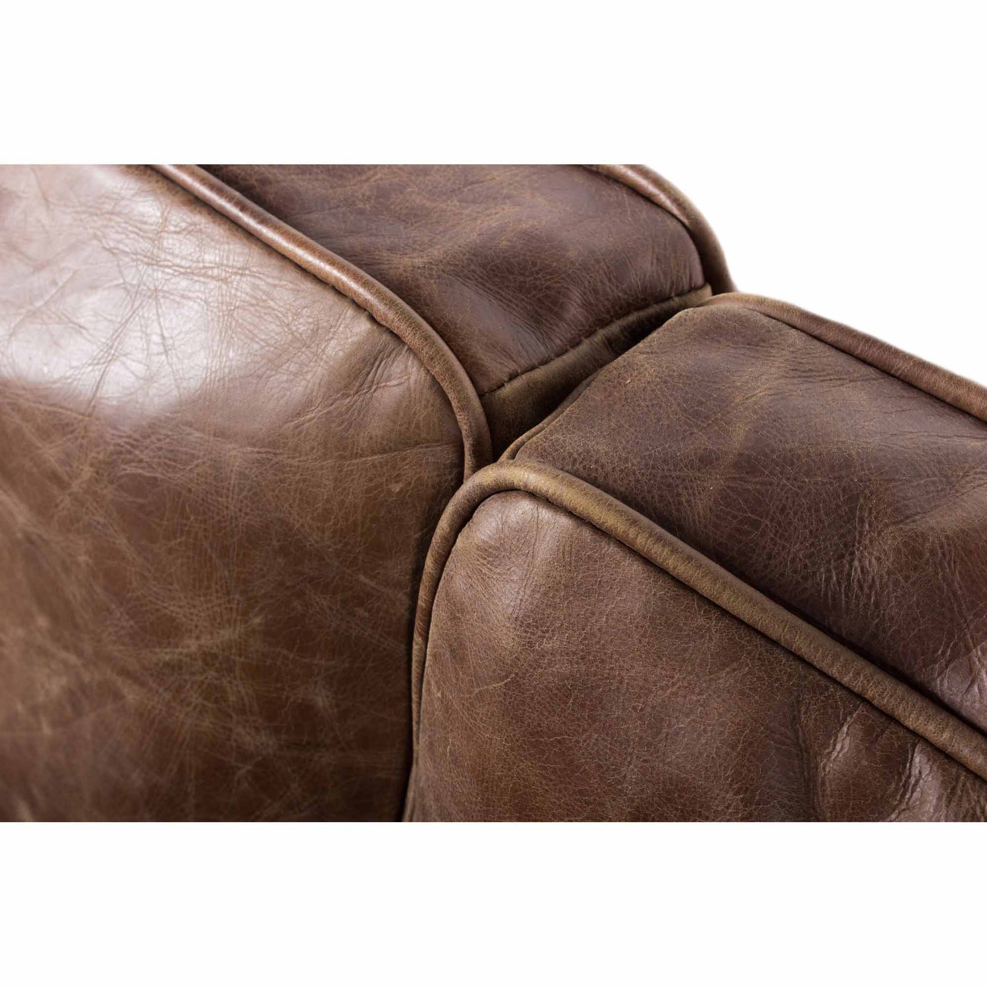 DARLINGTON SOFA GRAZED BROWN LEATHER-7