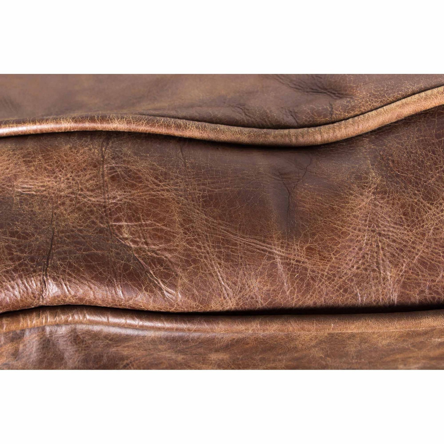 DARLINGTON SOFA GRAZED BROWN LEATHER-8