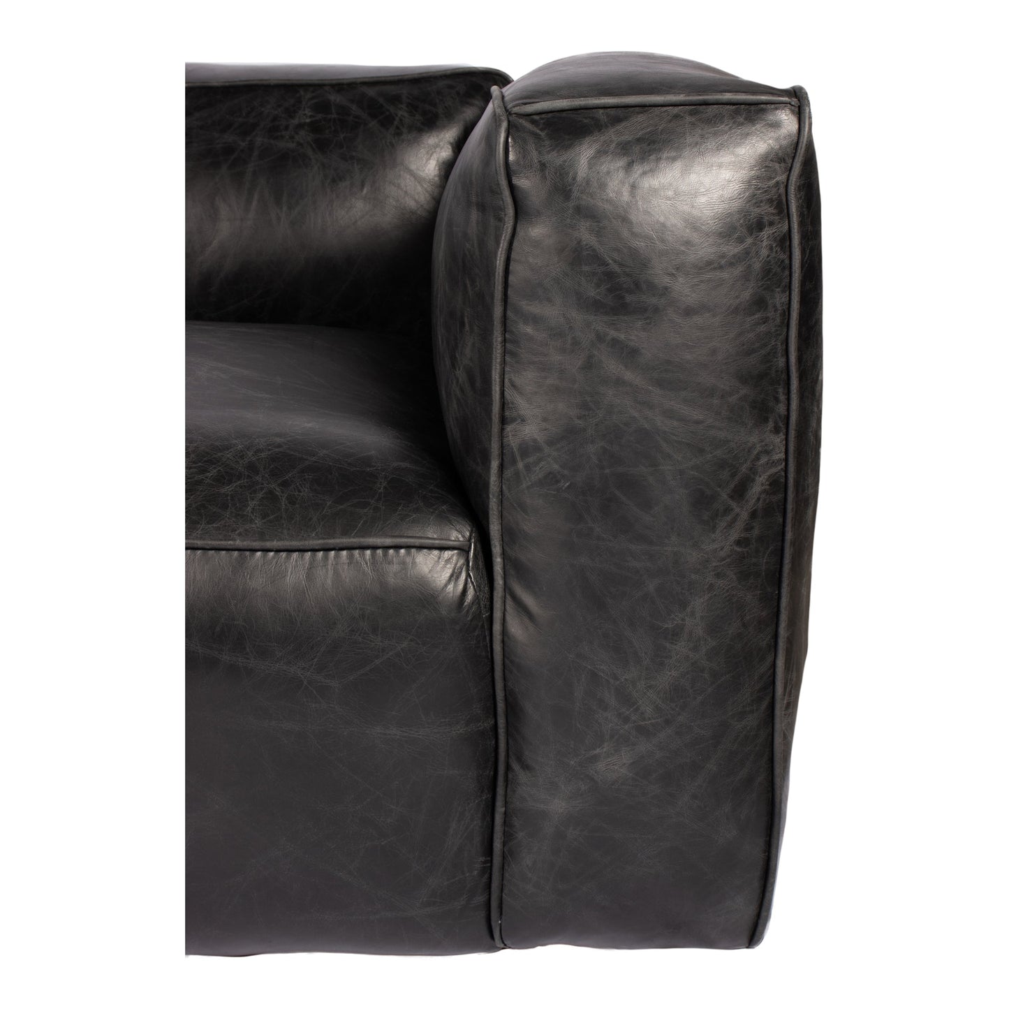 KIRBY SOFA DARKSTAR BLACK LEATHER-4