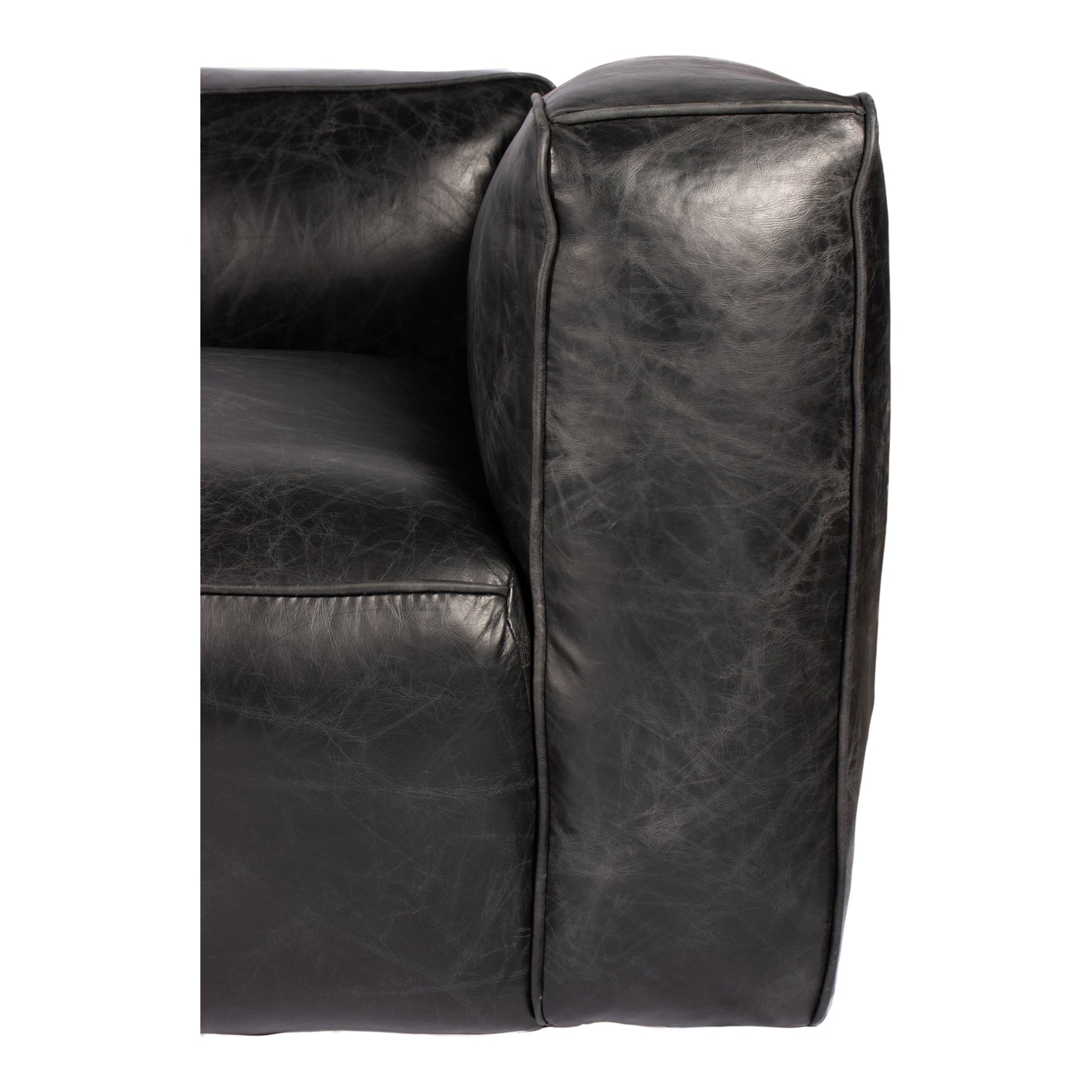 KIRBY SOFA DARKSTAR BLACK LEATHER-4