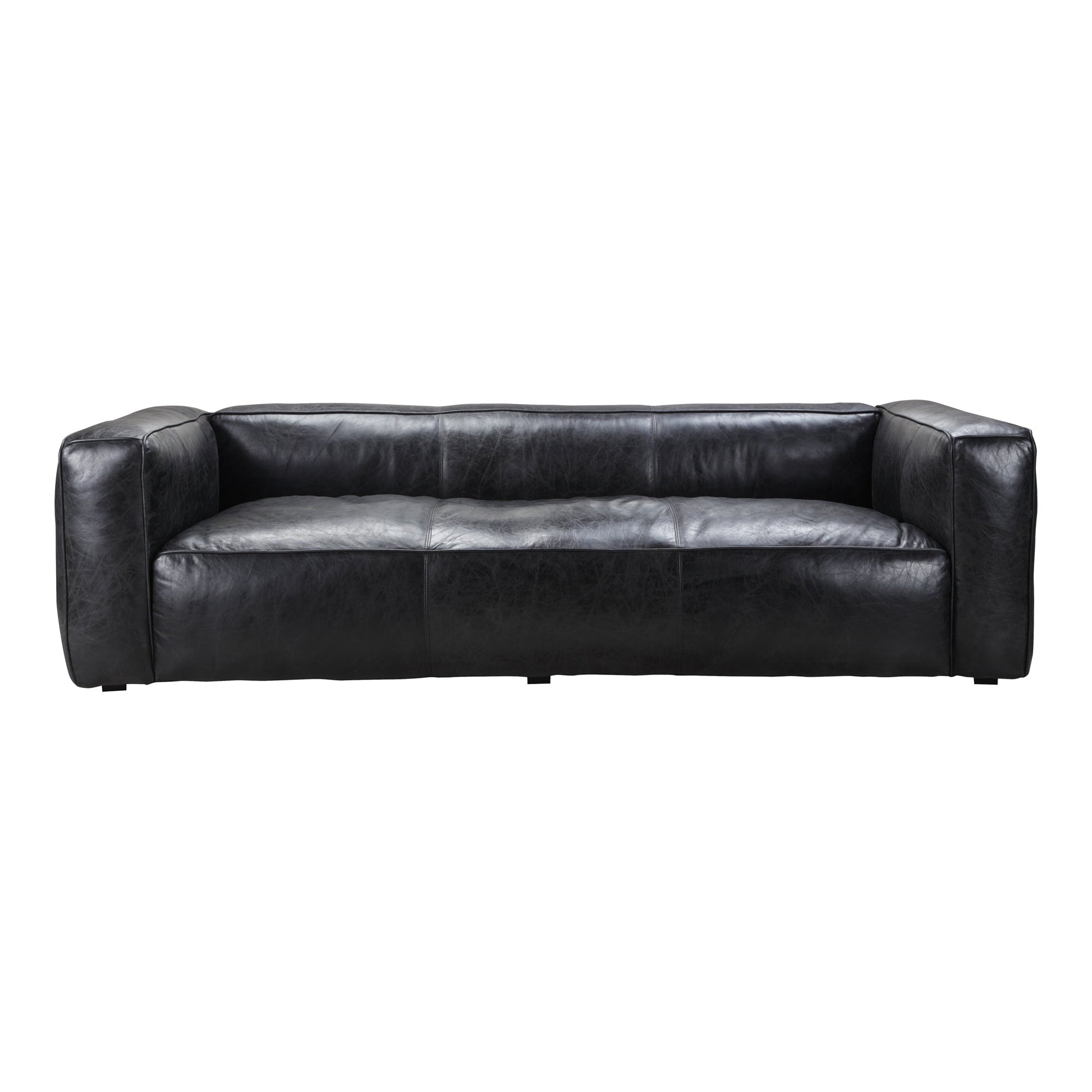 KIRBY SOFA DARKSTAR BLACK LEATHER-0