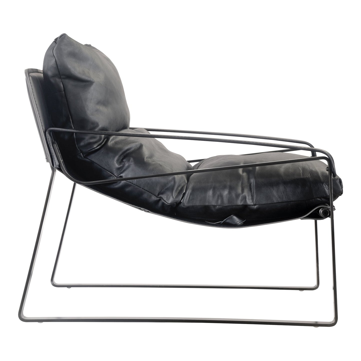 CONNOR CLUB CHAIR ONYX BLACK LEATHER-2