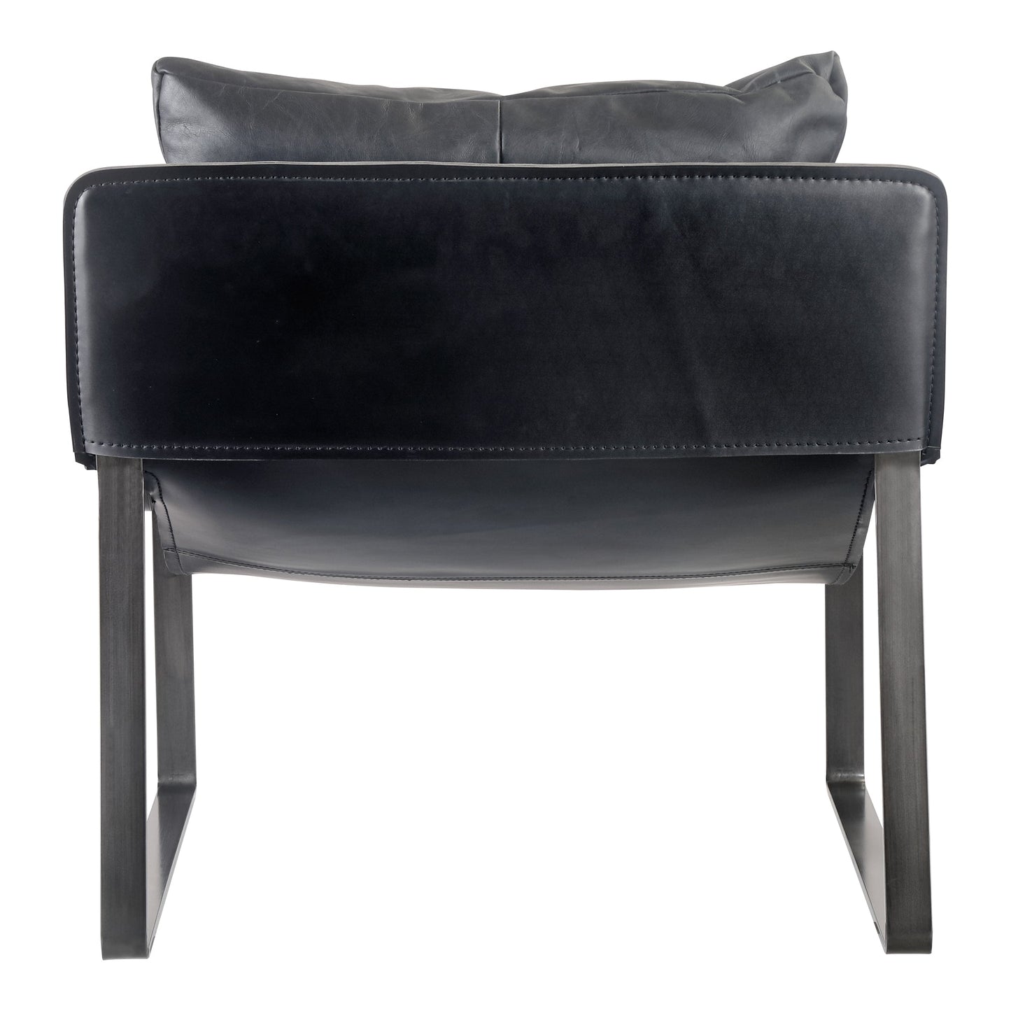 CONNOR CLUB CHAIR ONYX BLACK LEATHER-3