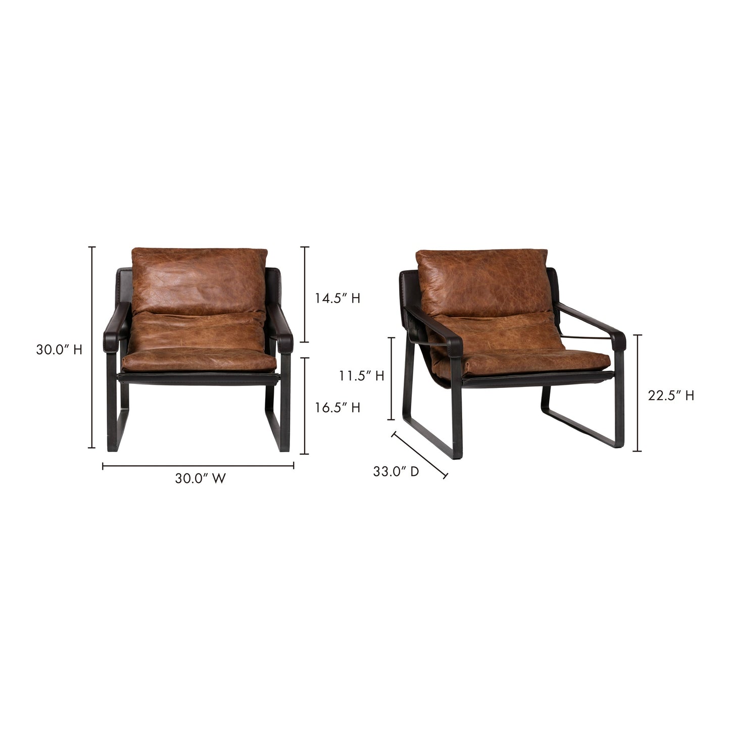 CONNOR CLUB CHAIR OPEN ROAD BROWN LEATHER-9