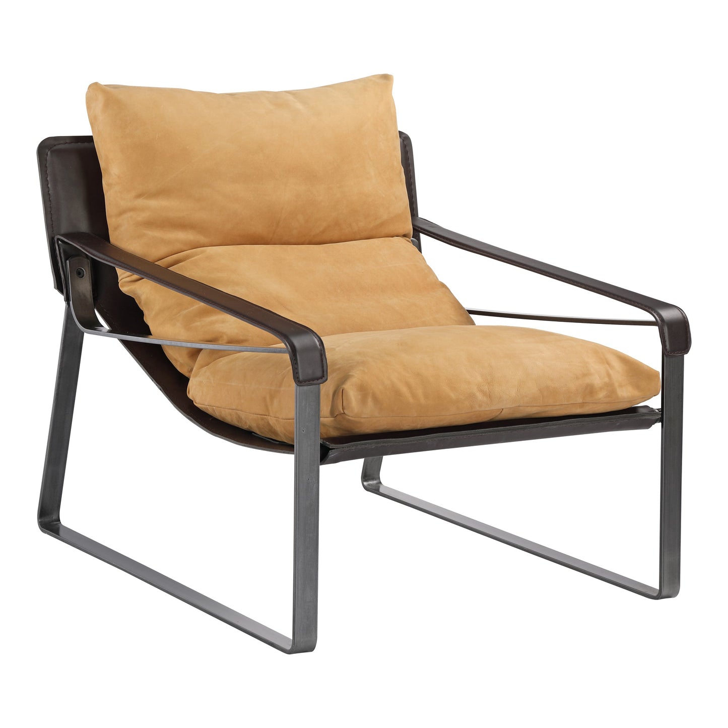 CONNOR CLUB CHAIR SUNBAKED TAN LEATHER-1