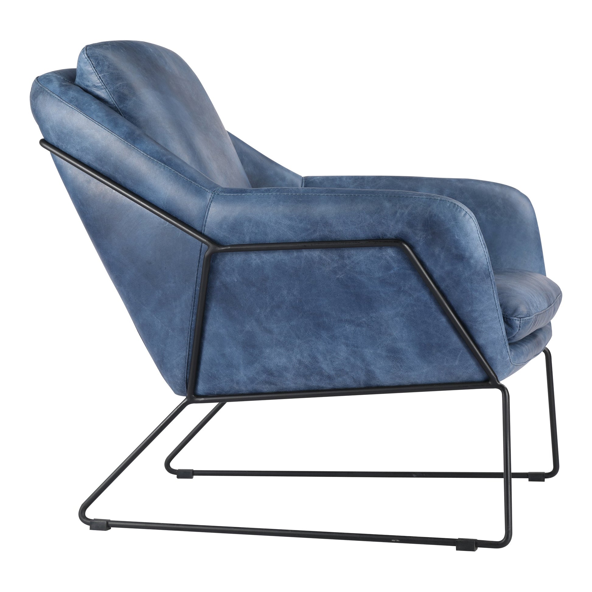 GREER CLUB CHAIR KAISO BLUE LEATHER-3