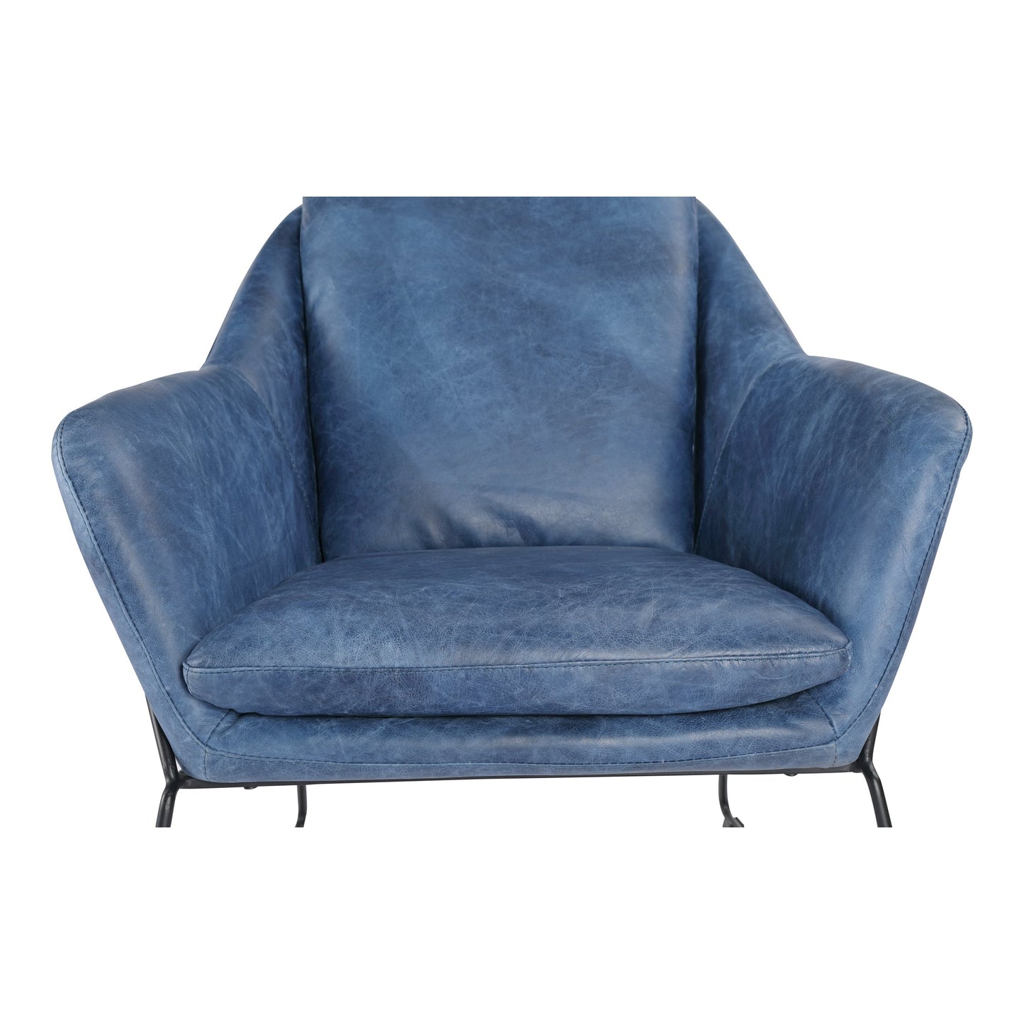 GREER CLUB CHAIR KAISO BLUE LEATHER-5