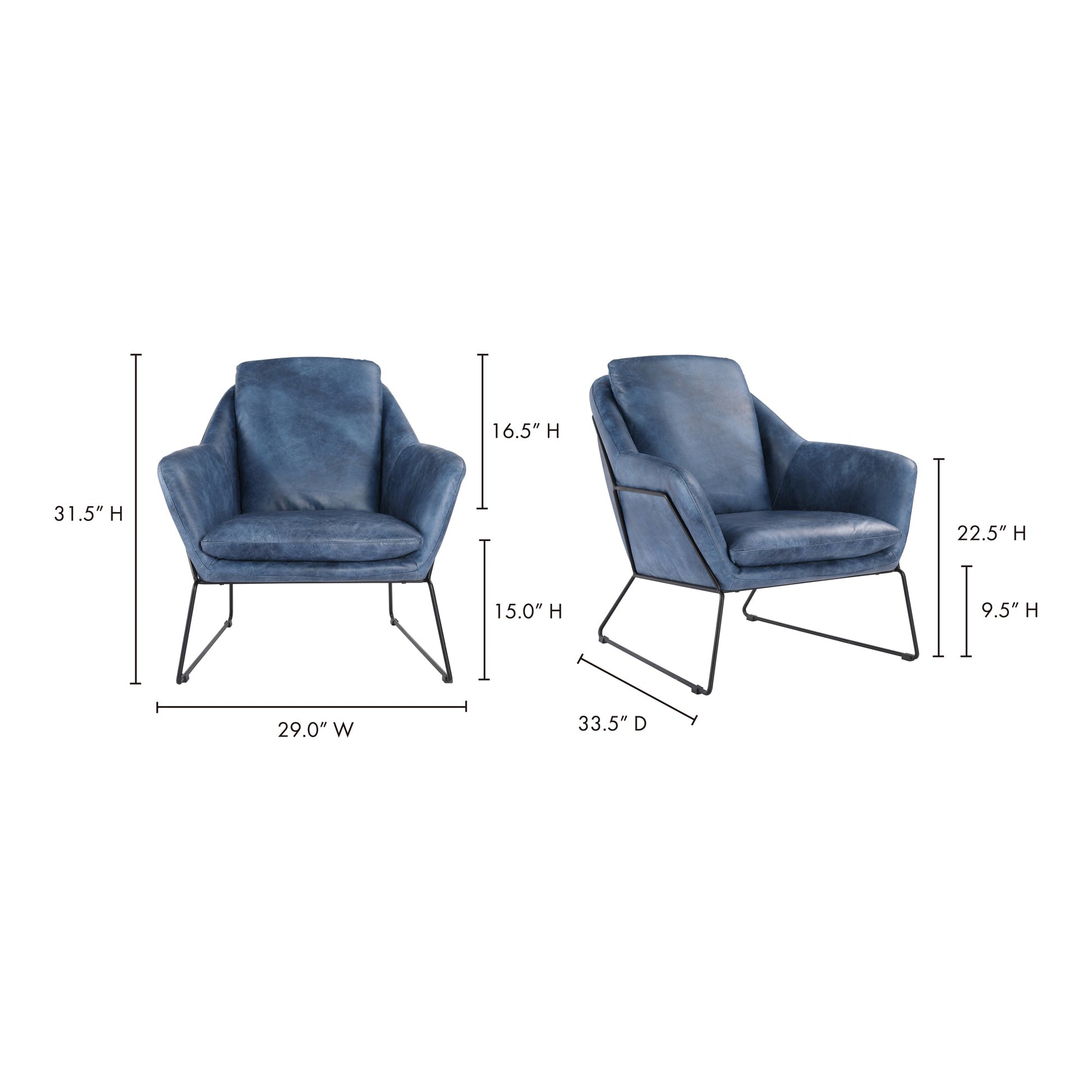 GREER CLUB CHAIR KAISO BLUE LEATHER-6