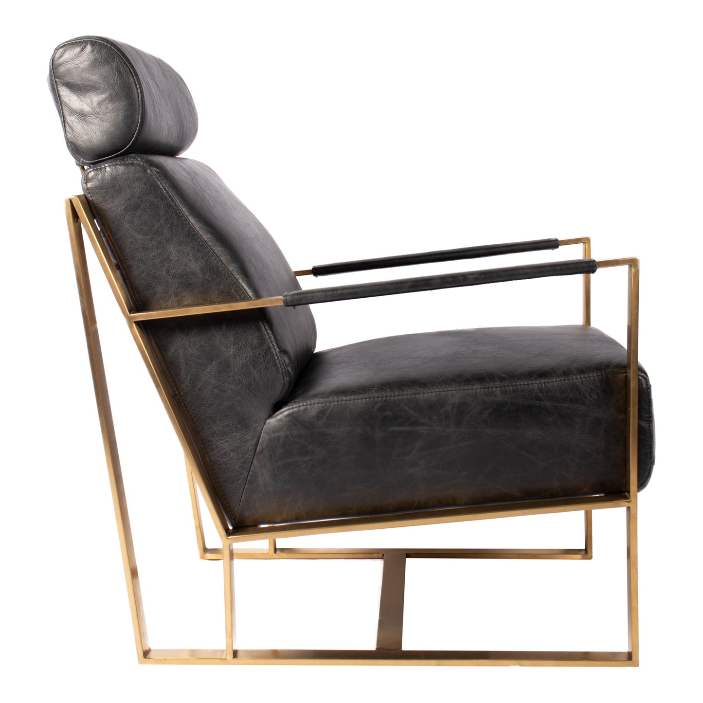 PARADISO CHAIR ONYX BLACK LEATHER-2