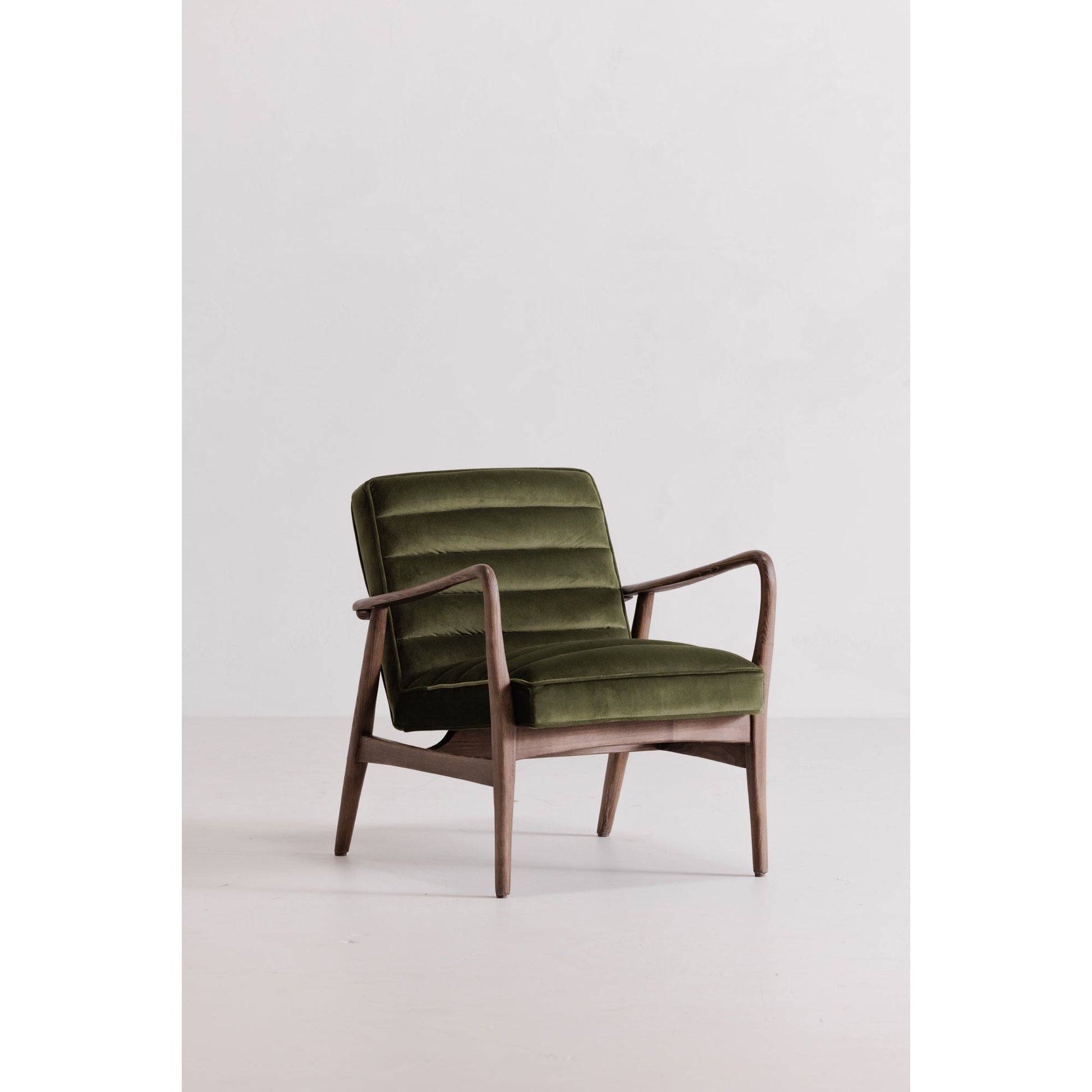 ANDERSON ARM CHAIR DARK IVY VELVET-6