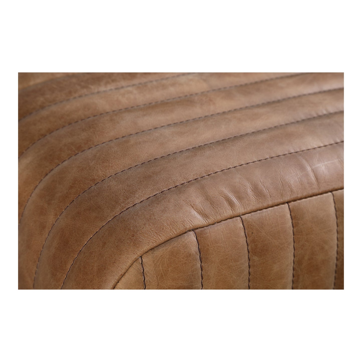 ENDORA BENCH OPEN ROAD BROWN LEATHER-4