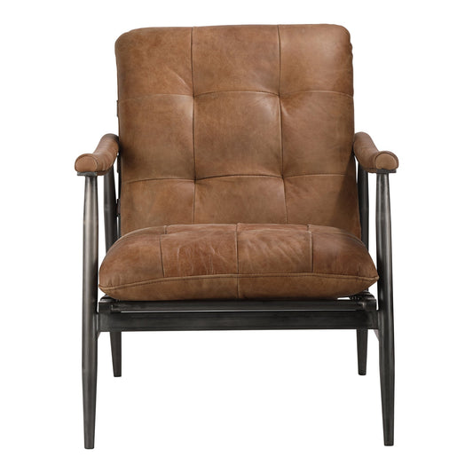 SHUBERT ACCENT CHAIR OPEN ROAD BROWN LEATHER-0