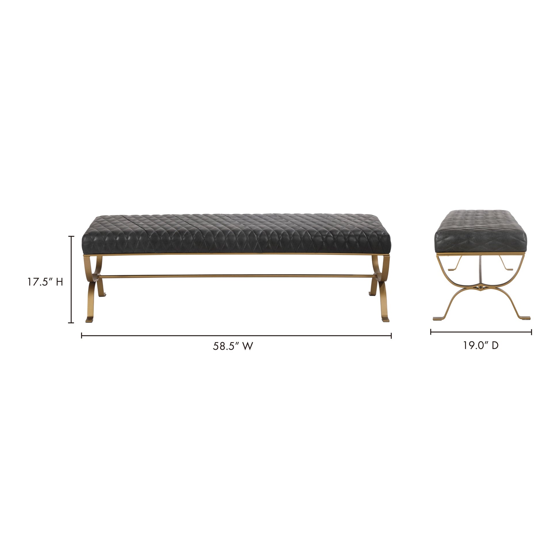 TEATRO BENCH ONYX BLACK LEATHER-6