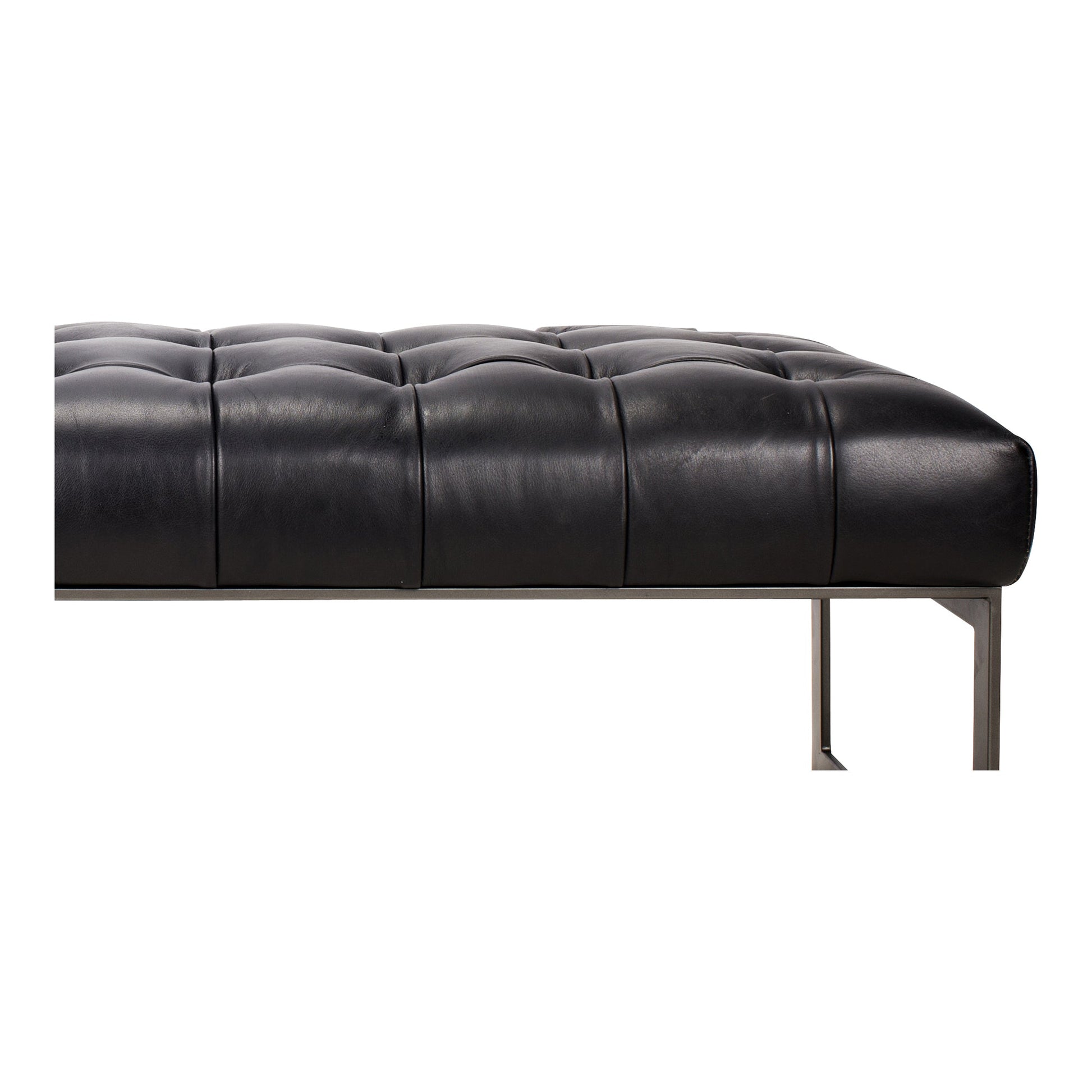 WYATT LEATHER BENCH BLACK-2