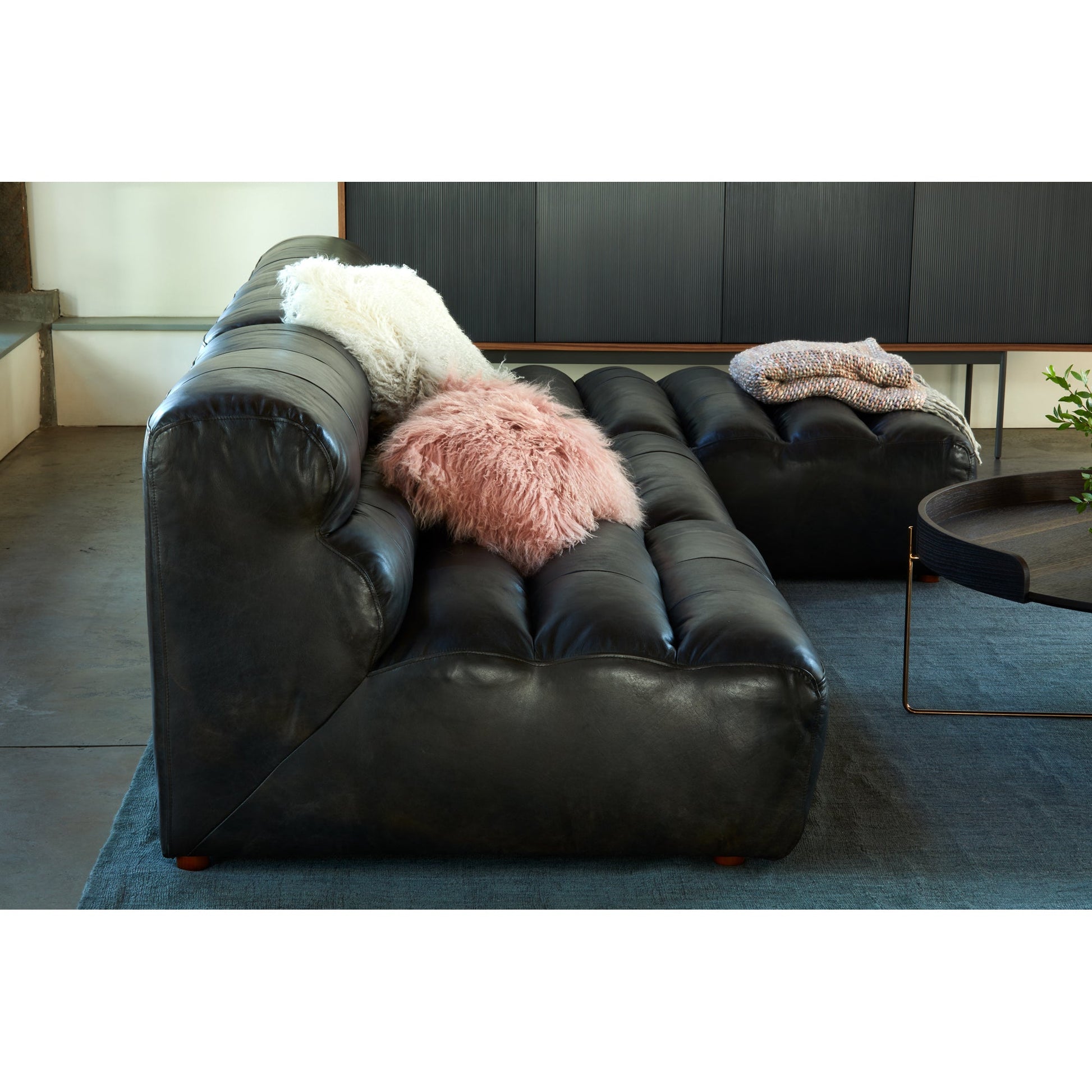 RAMSAY LEATHER SLIPPER CHAIR ANTIQUE BLACK-5