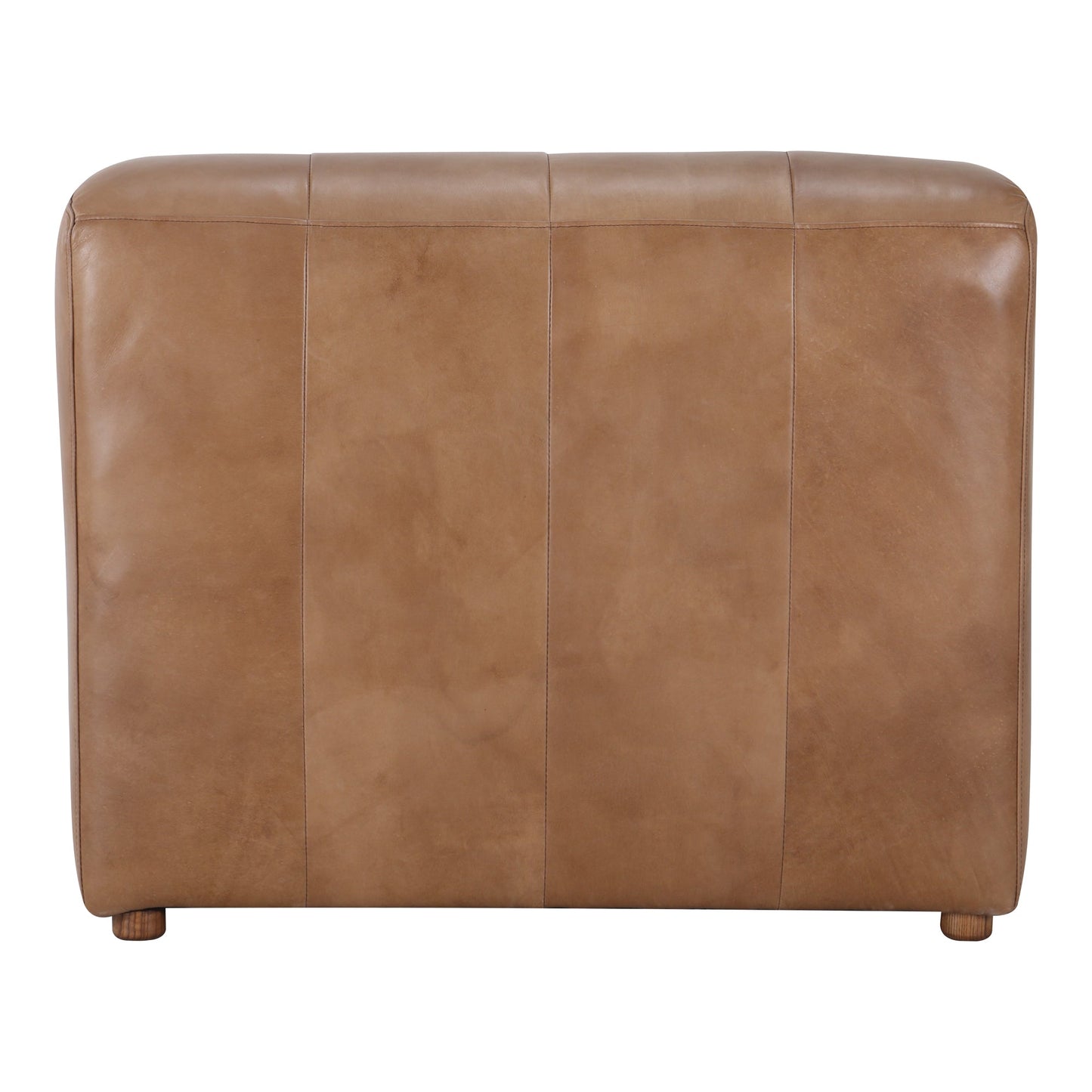 RAMSAY LEATHER SLIPPER CHAIR TAN-3