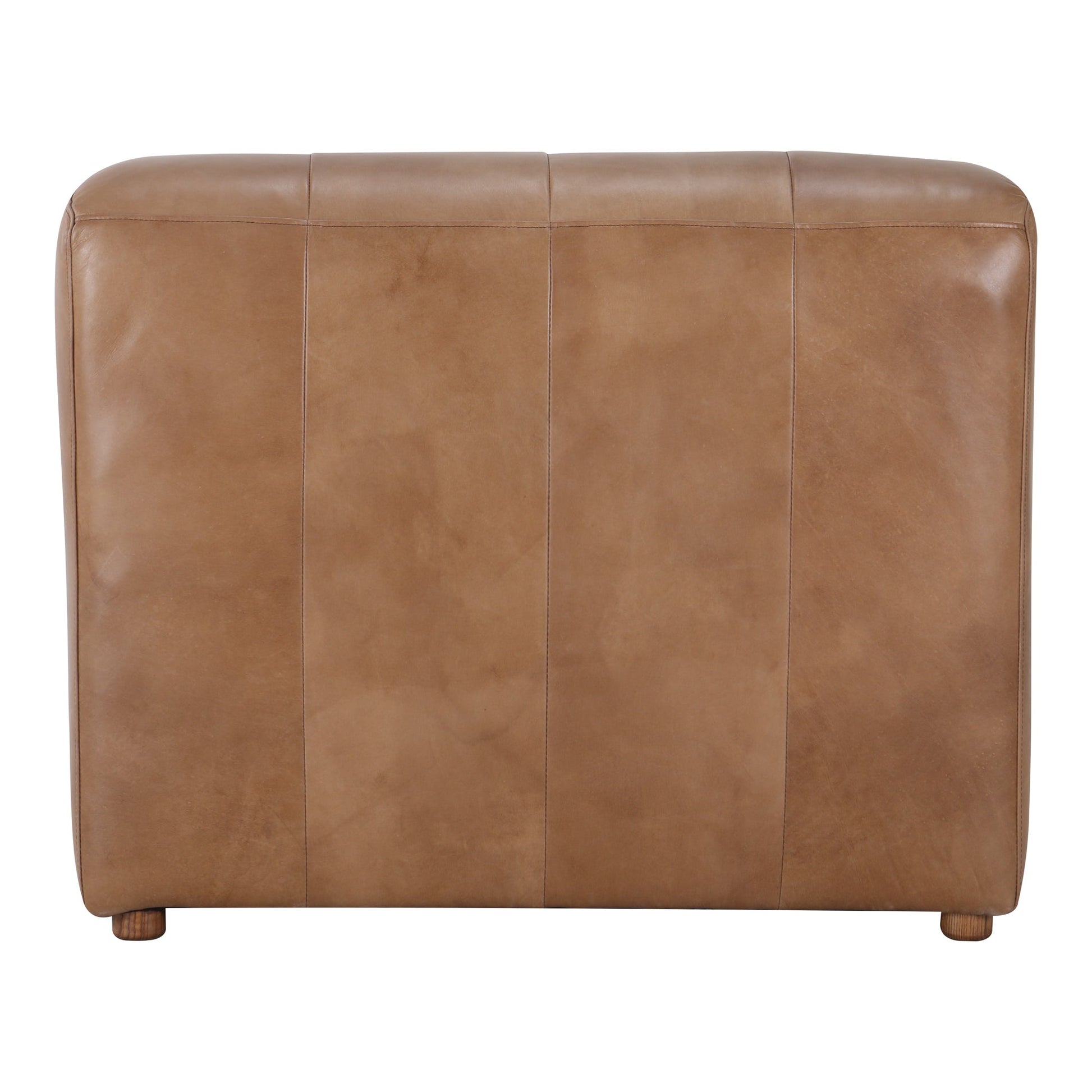 RAMSAY LEATHER SLIPPER CHAIR TAN-3