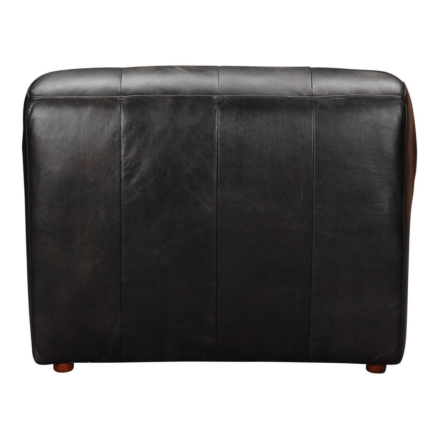 RAMSAY LEATHER CHAISE ANTIQUE BLACK-2