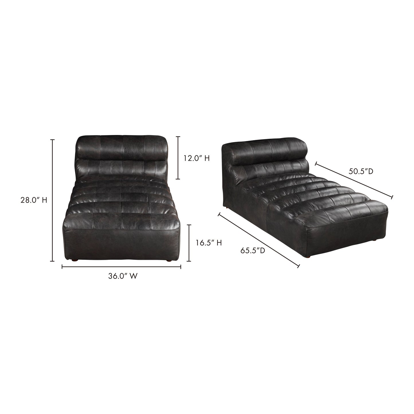 RAMSAY LEATHER CHAISE ANTIQUE BLACK-8