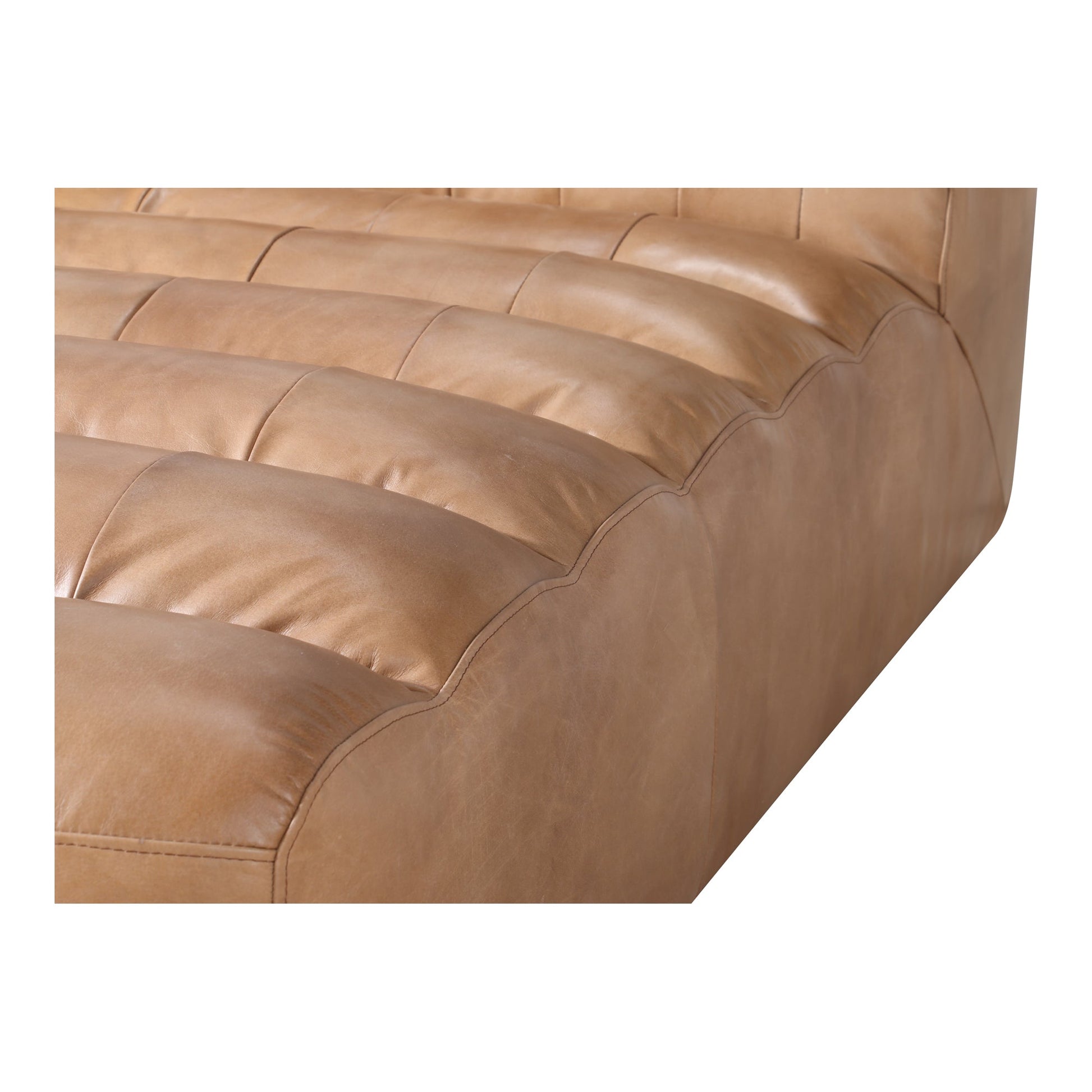 RAMSAY LEATHER CHAISE TAN-4