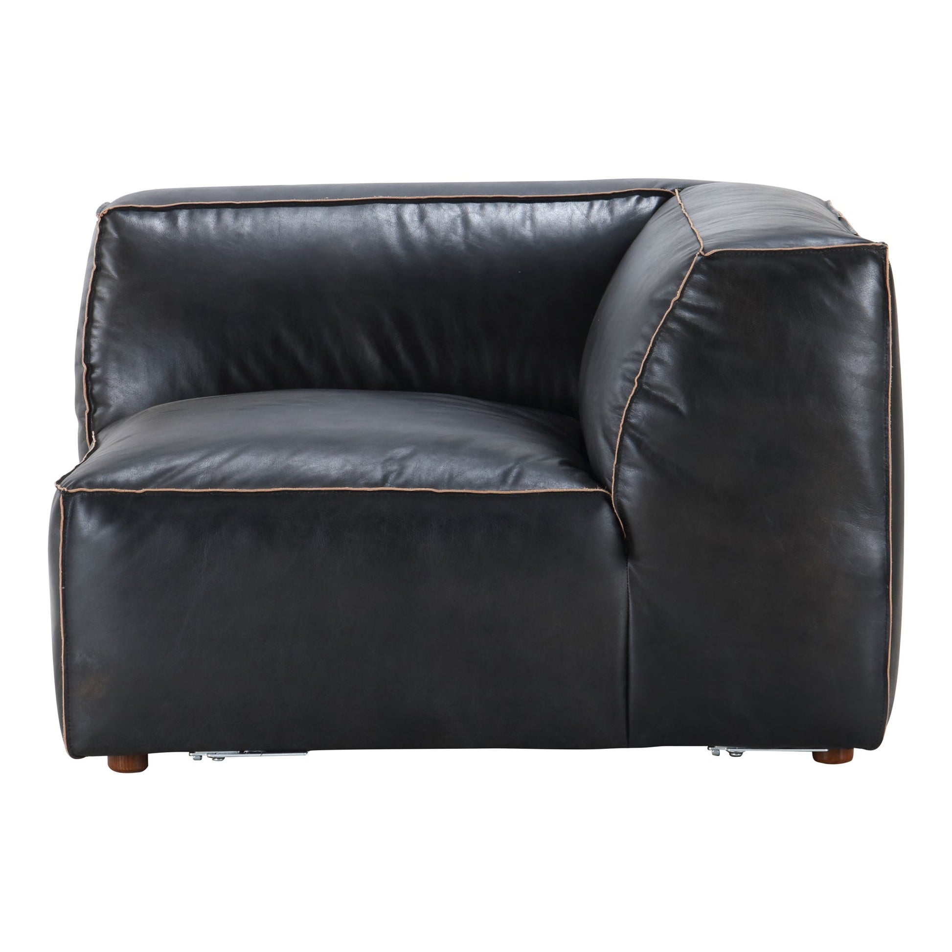 LUXE CORNER CHAIR ANTIQUE BLACK-0