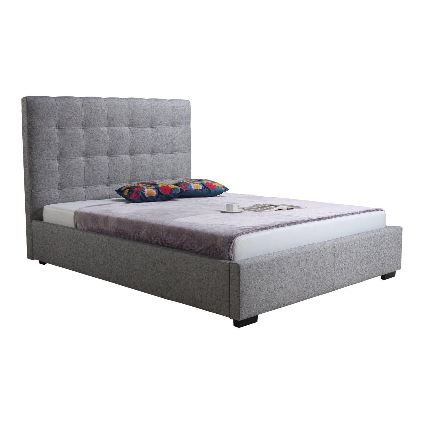 BELLE STORAGE BED QUEEN LIGHT GREY FABRIC-2