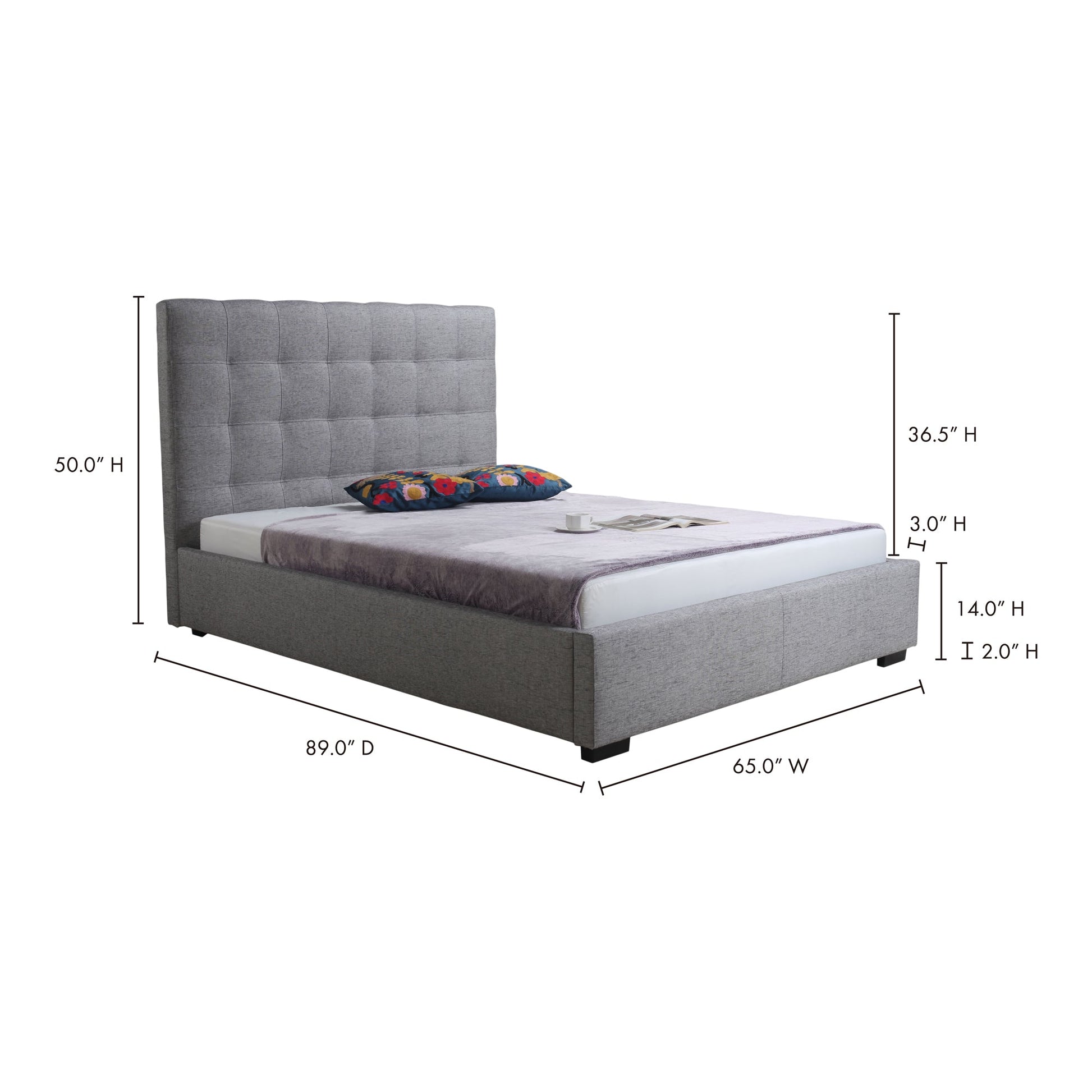 BELLE STORAGE BED QUEEN LIGHT GREY FABRIC-6