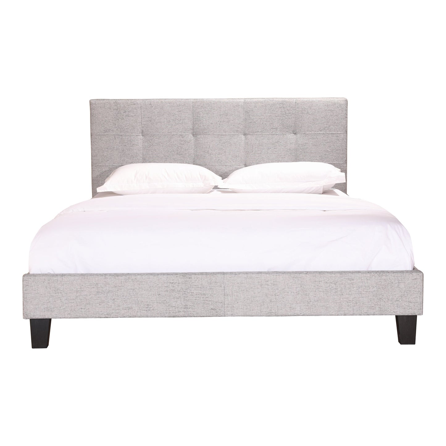 ELIZA QUEEN BED LIGHT GREY FABRIC-1