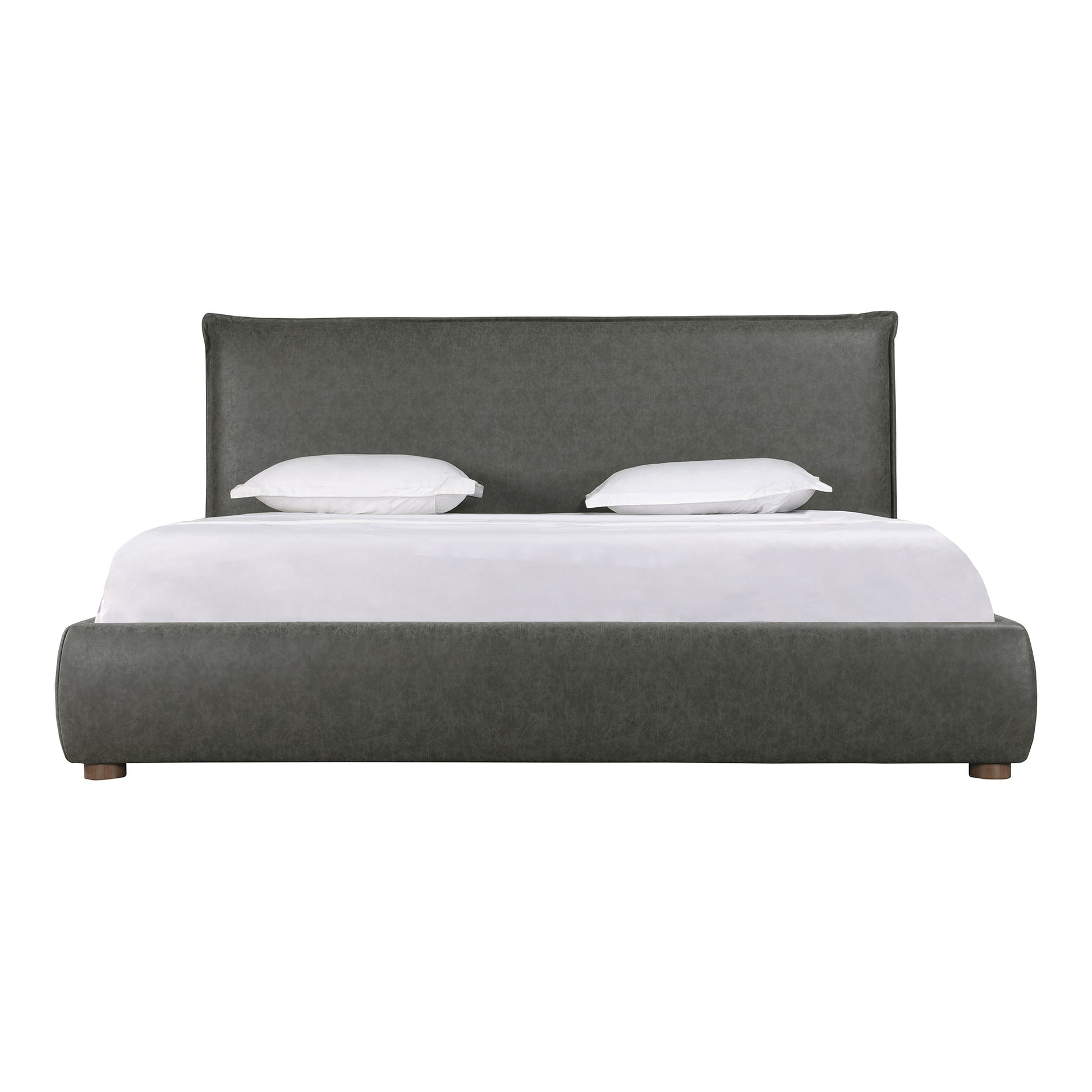 LUZON QUEEN BED SLATE VEGAN LEATHER-2