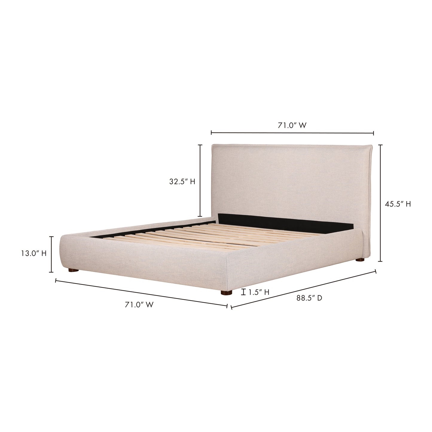 LUZON QUEEN BED LIGHT GREY-15