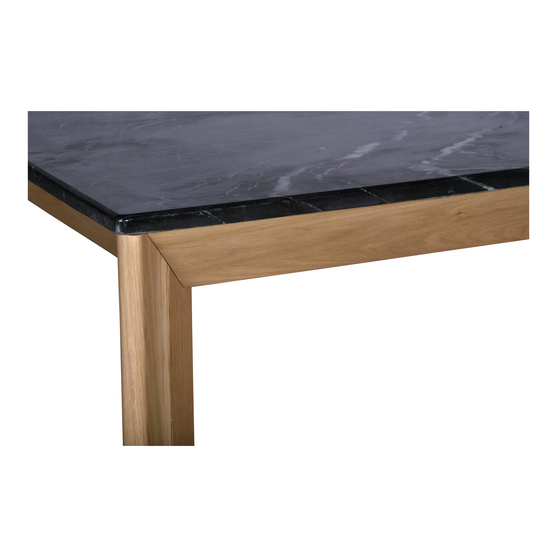 *ANGLE MARBLE DINING TABLE BLACK RECTANGULAR LARGE-3