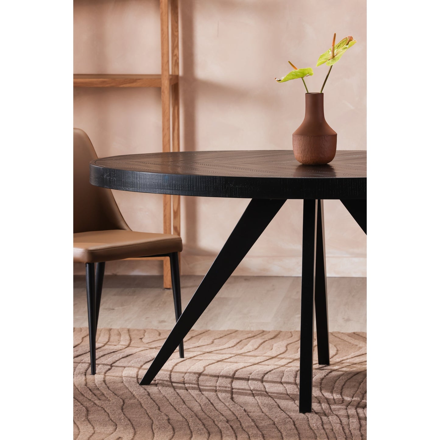 PARQ OVAL DINING TABLE BLACK-12