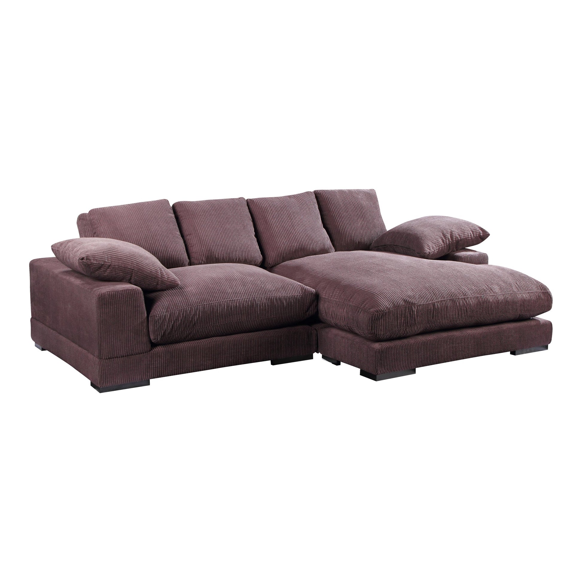 PLUNGE SECTIONAL DARK BROWN-1