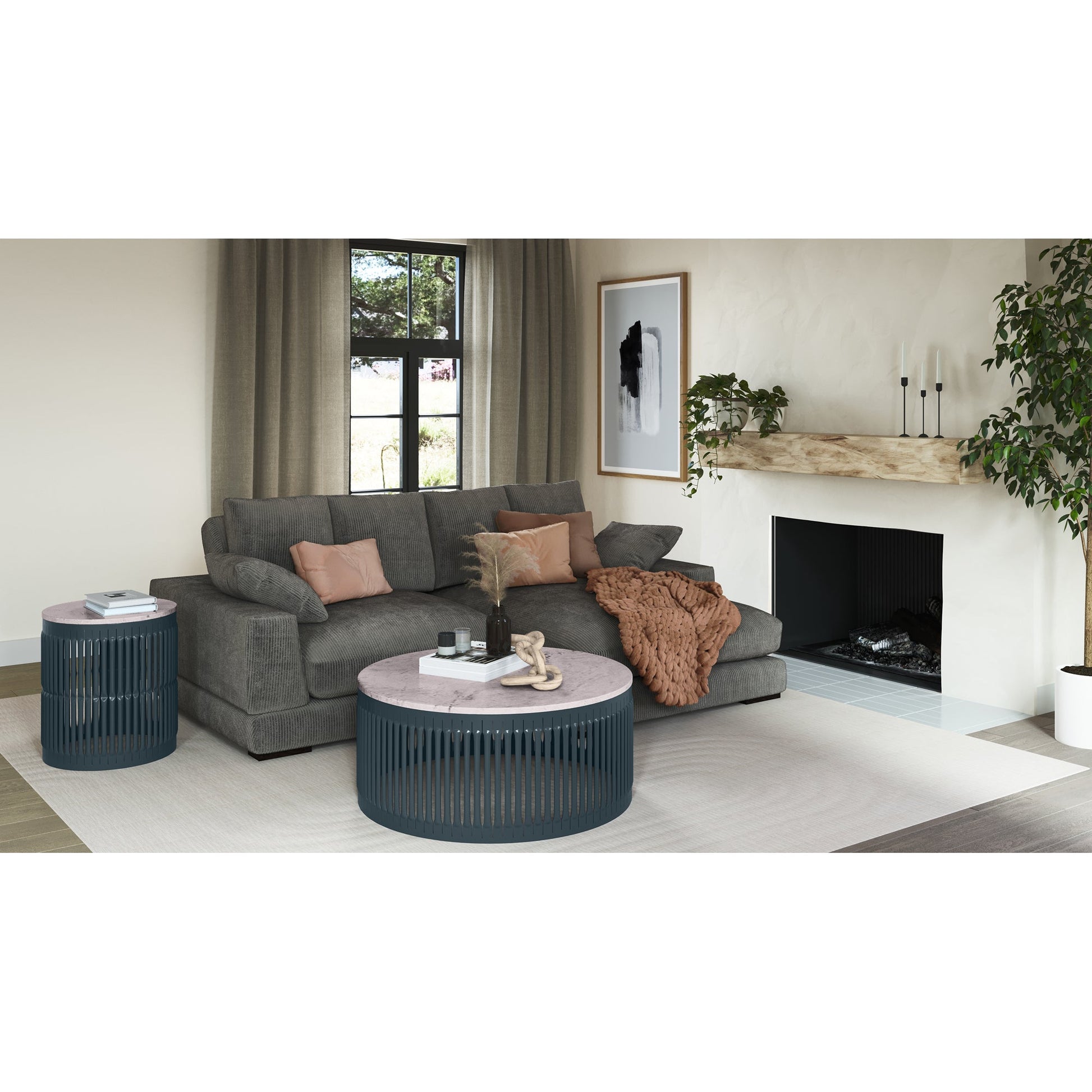 PLUNGE SECTIONAL CHARCOAL-9