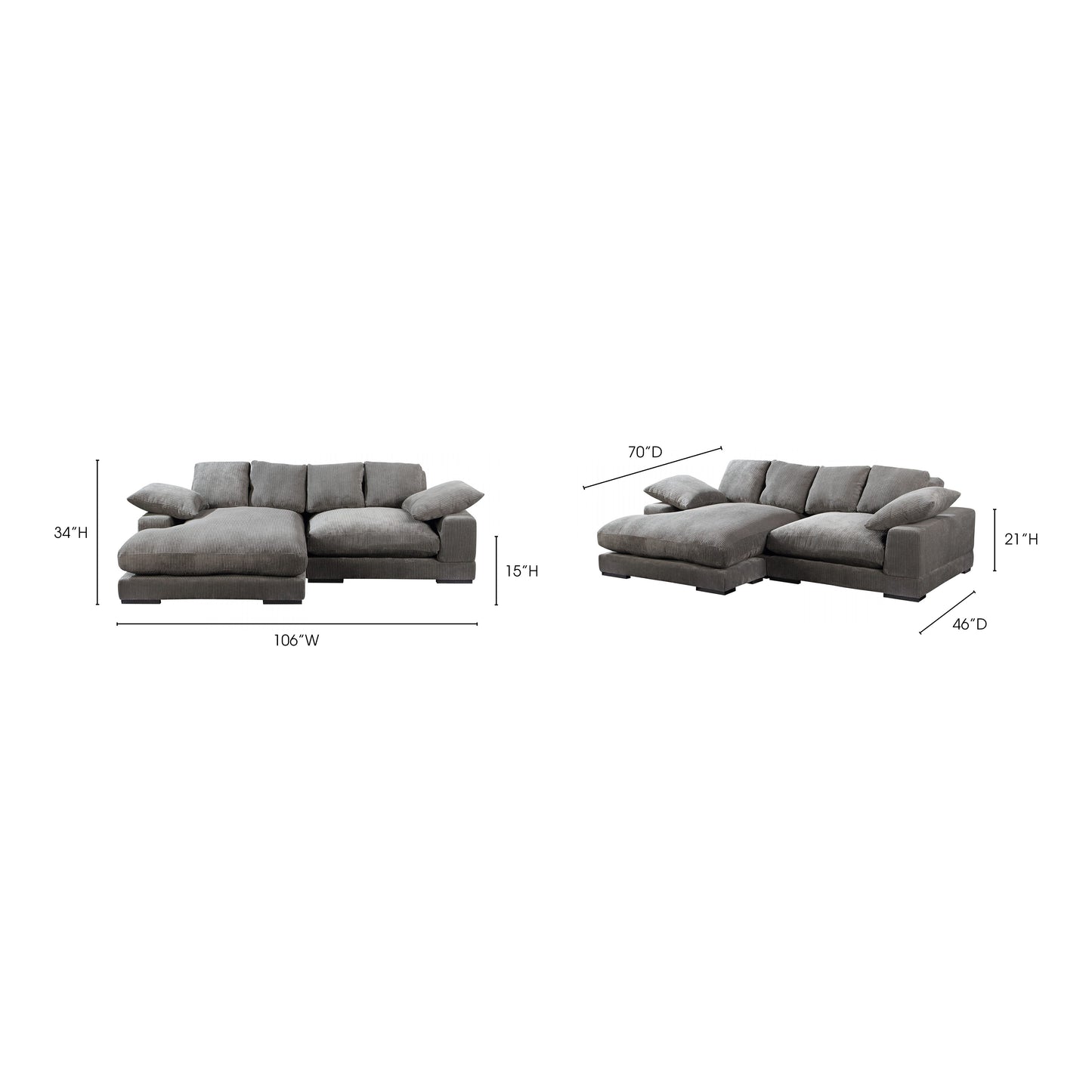 PLUNGE SECTIONAL CHARCOAL-10