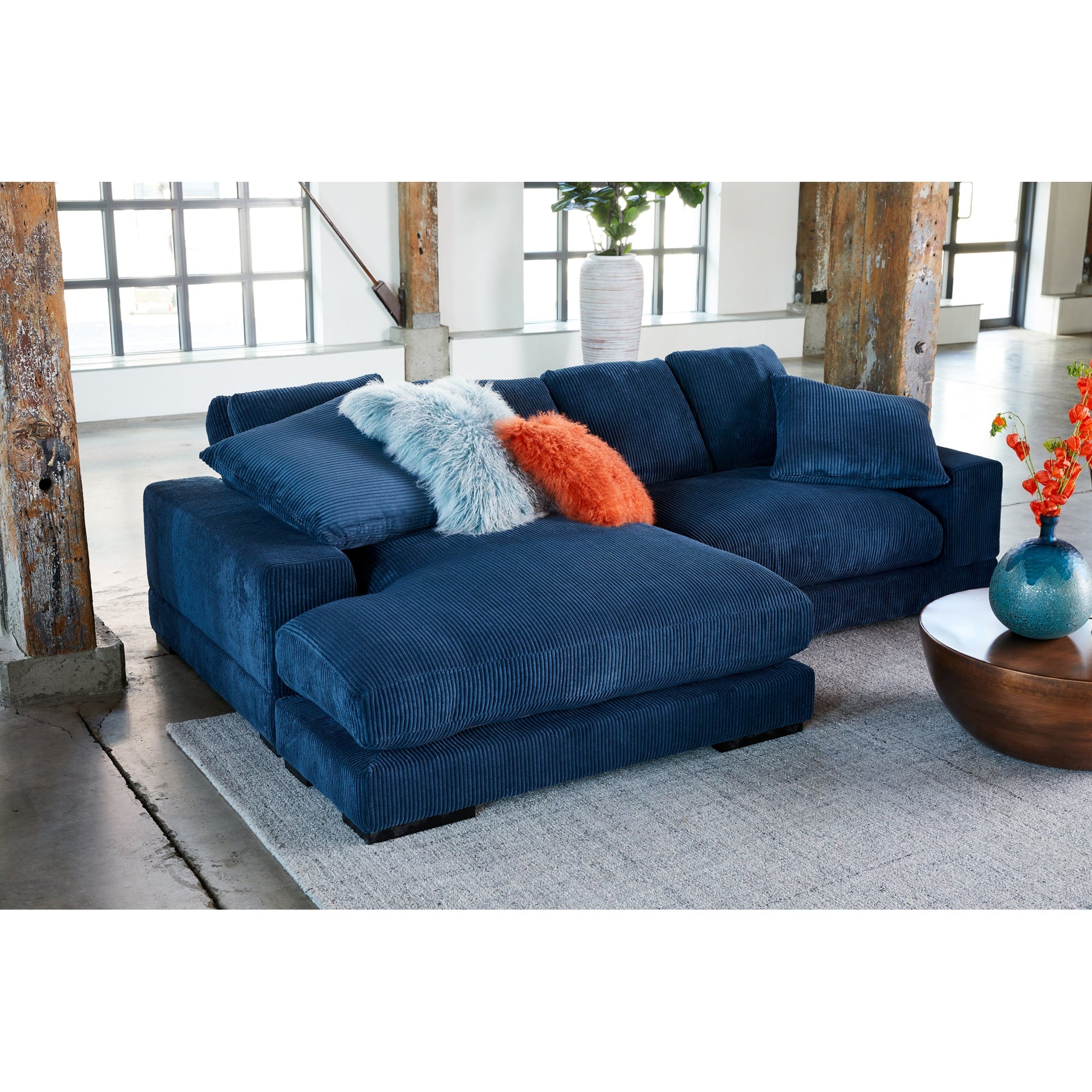 PLUNGE SECTIONAL NAVY-4