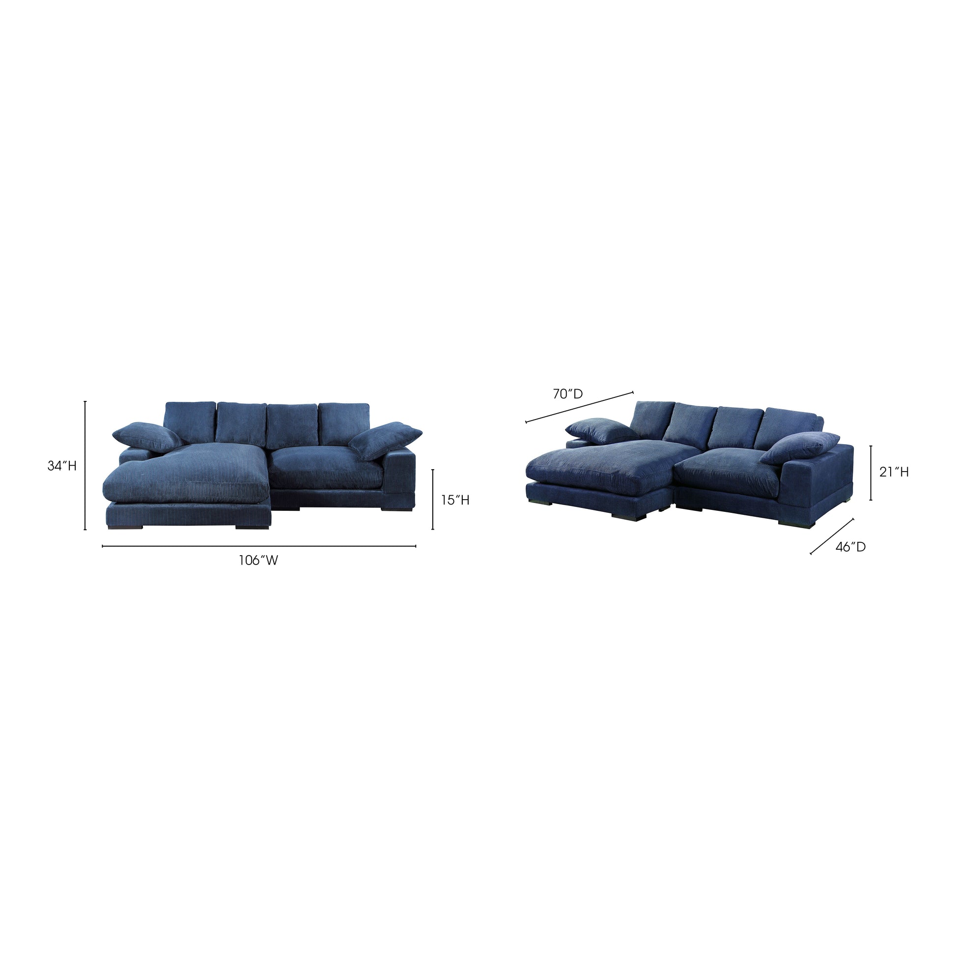 PLUNGE SECTIONAL NAVY-6