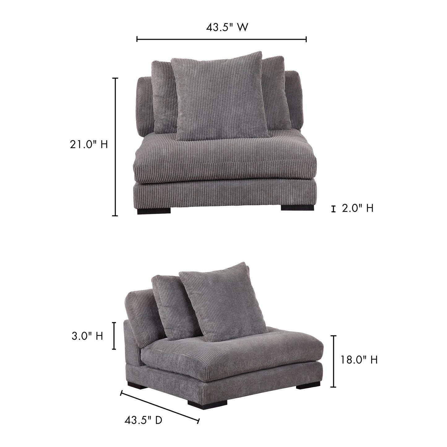 TUMBLE SLIPPER CHAIR CHARCOAL-8