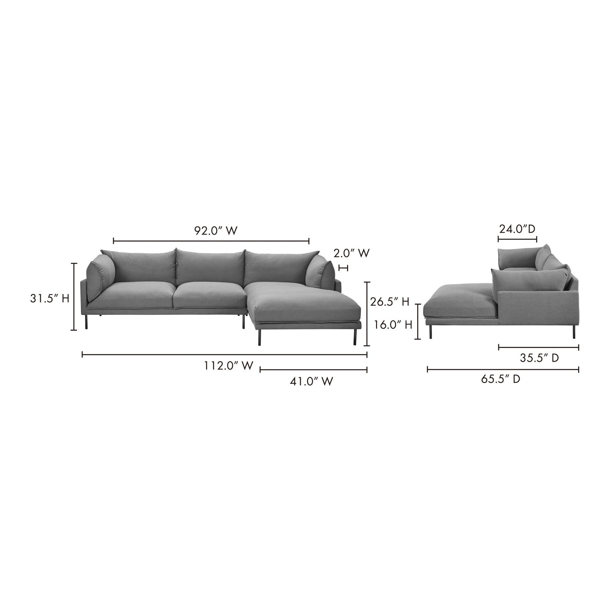 JAMARA SECTIONAL CHARCOAL RIGHT-8